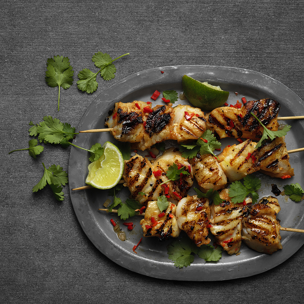 Fiskspett med citrongräsmarinad