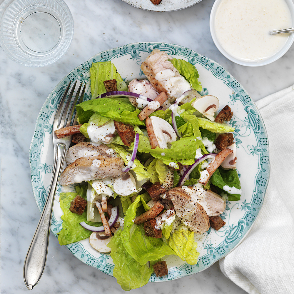 Enkel caesarsallad