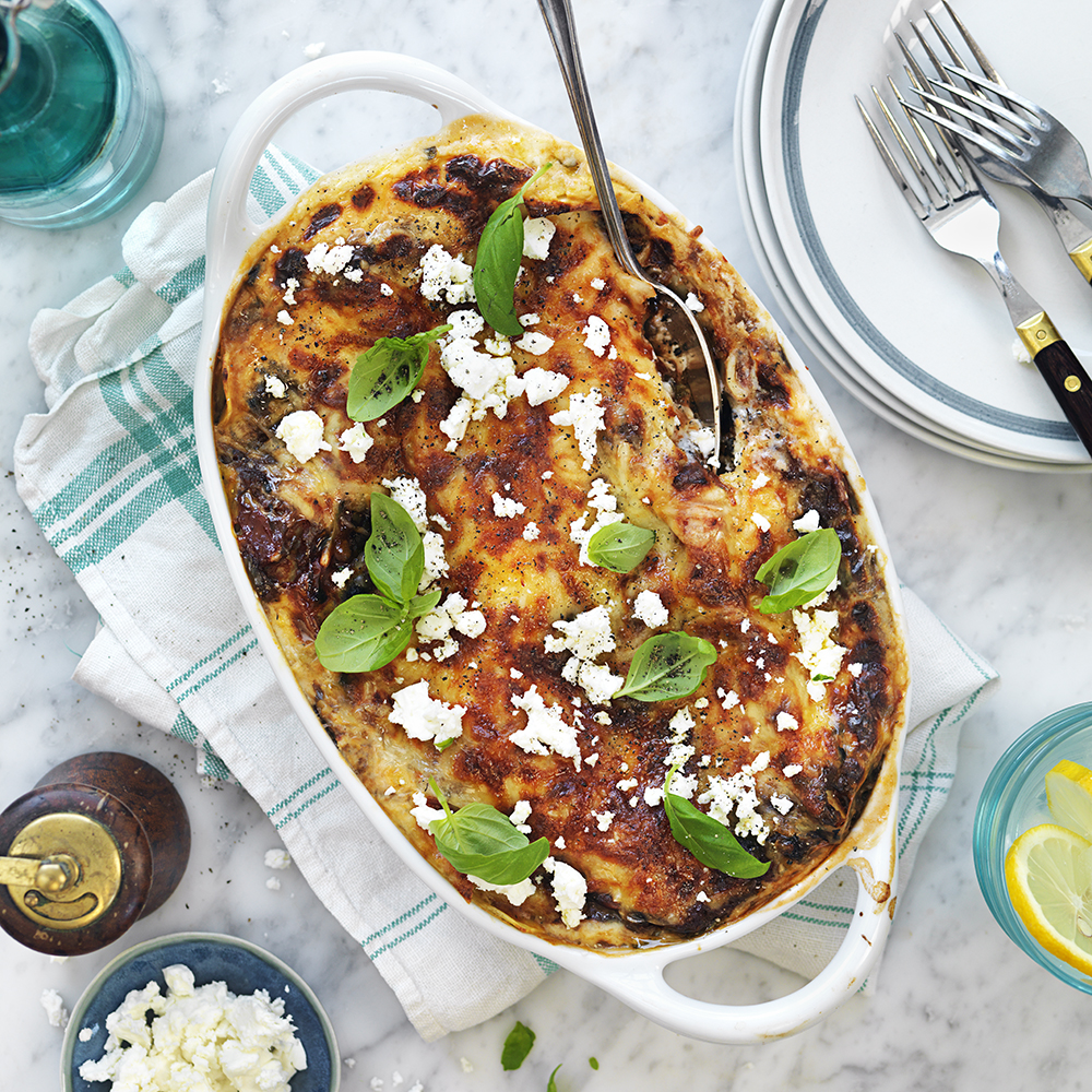 Lasagne med sötpotatis
