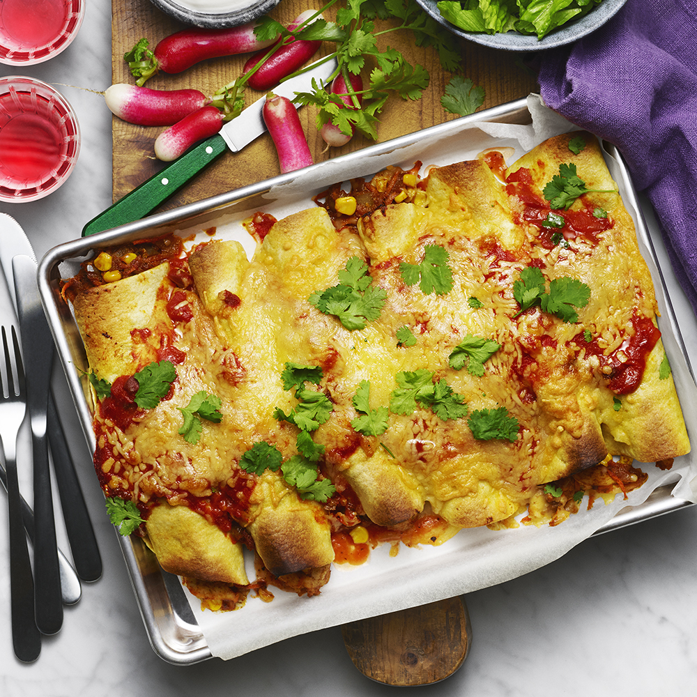 Burrito med kyckling