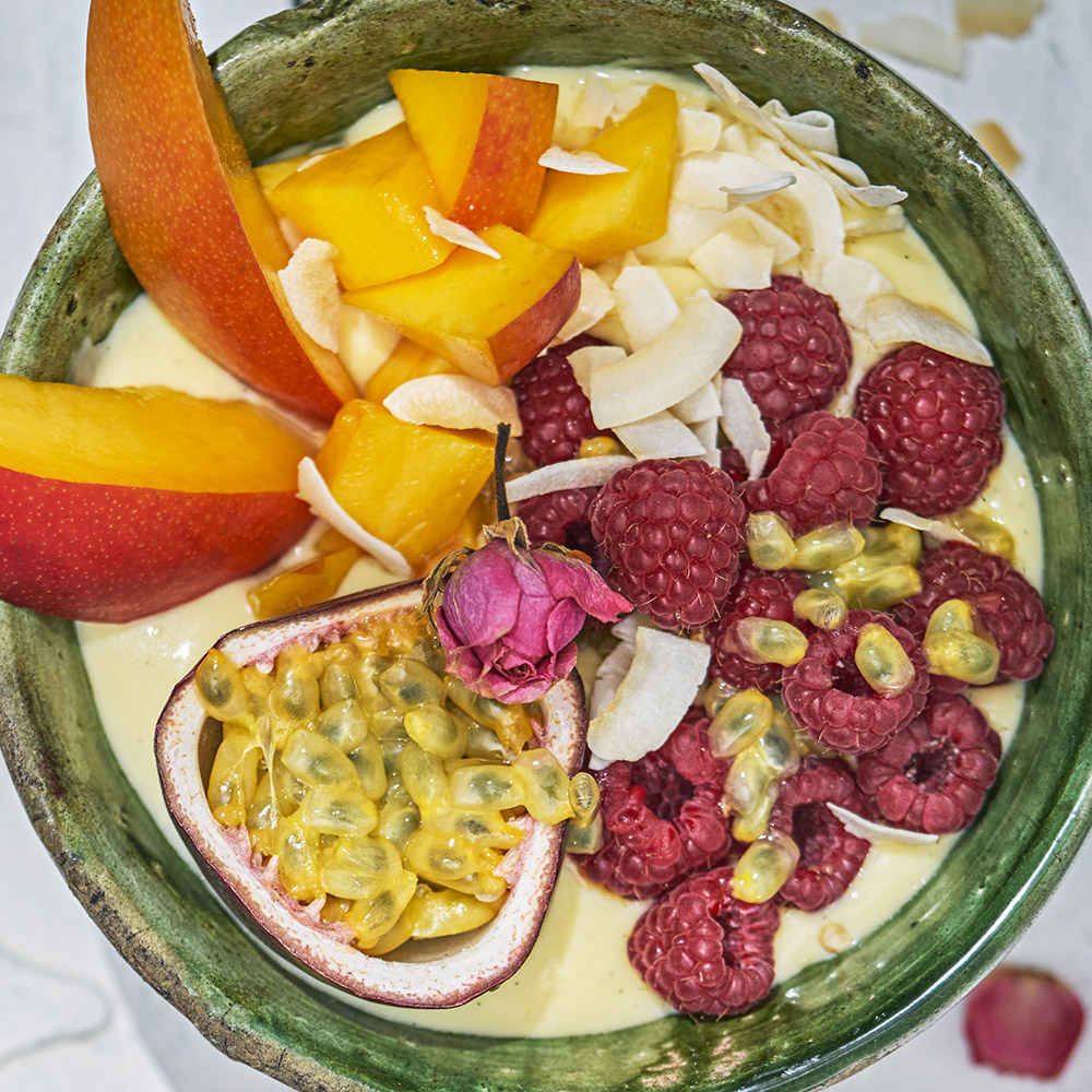 "Vanilla bowl" - vaniljkräm med frukt