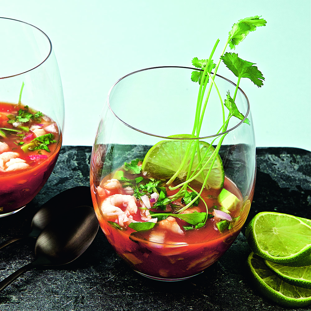 Räkor bloody mary style