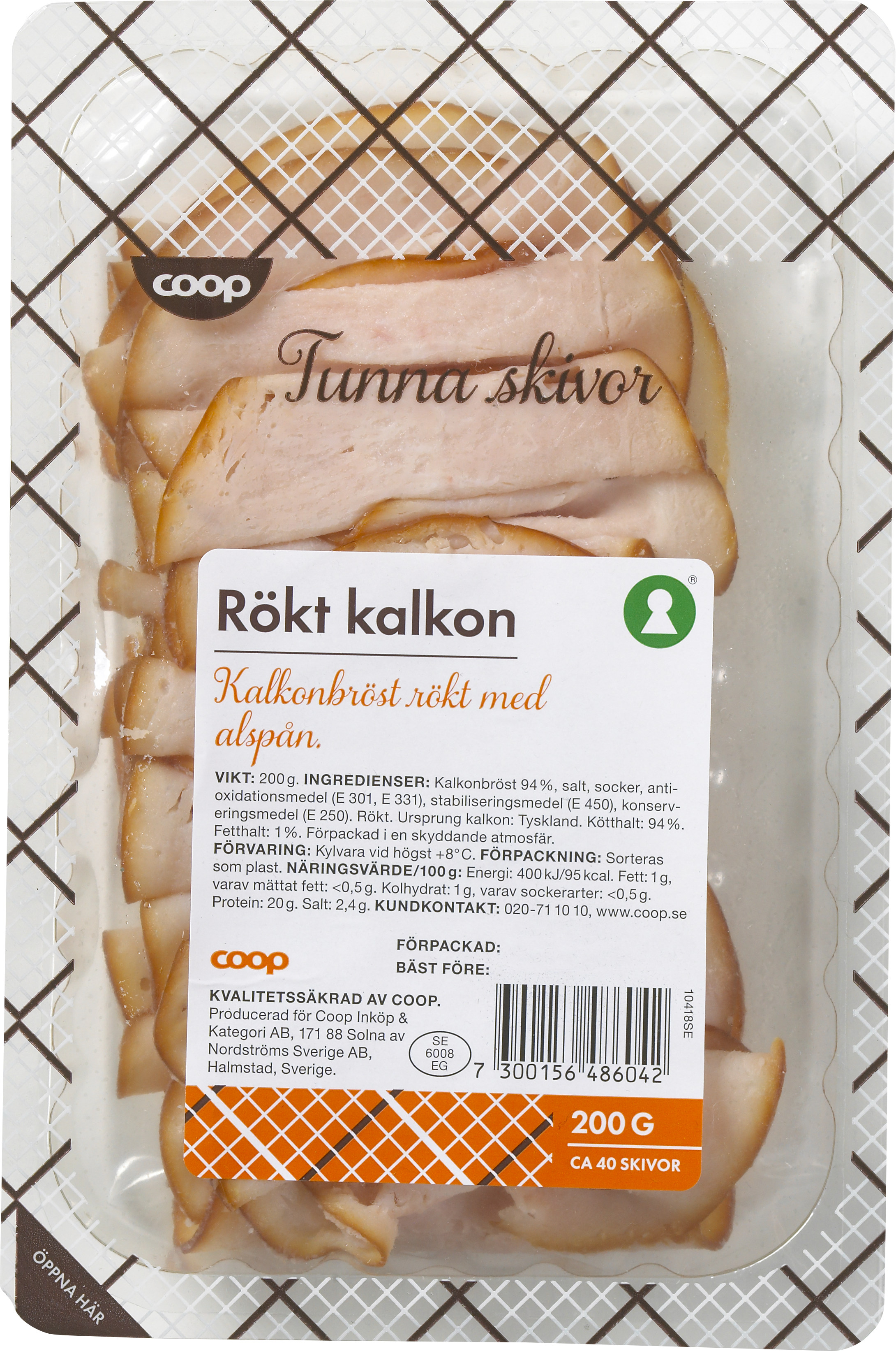 ost kcal per skiva