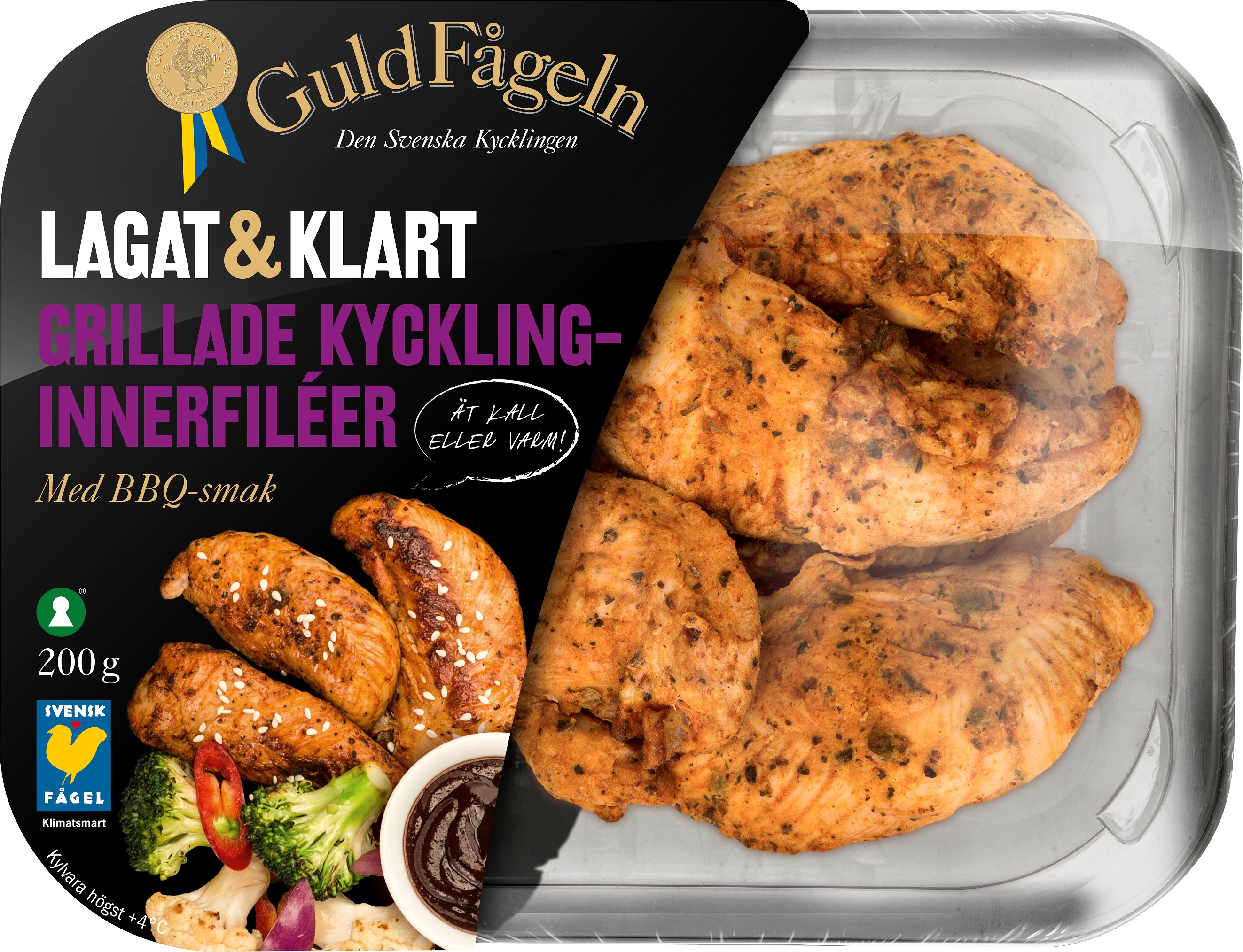 Grillade Kycklinginnerfiléer BBQ