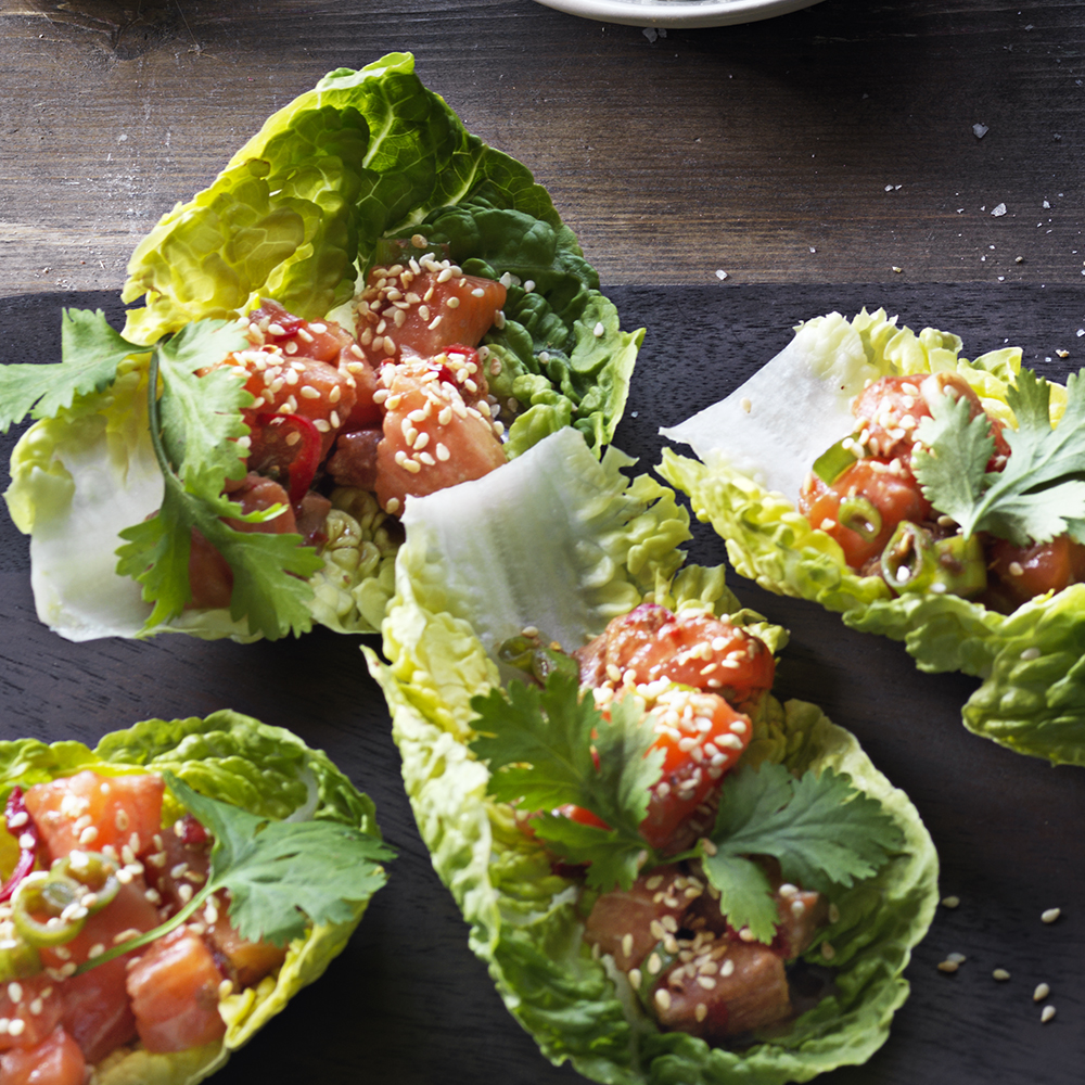 Koreansk laxtartar