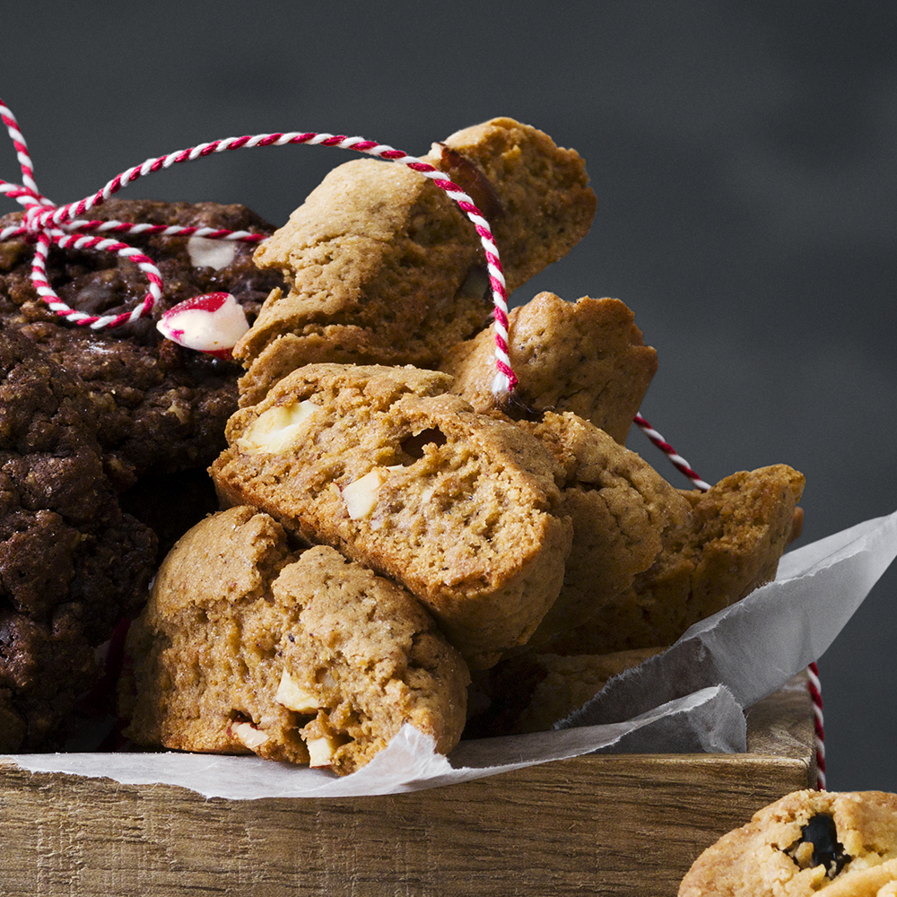 Pepparkaksbiscotti med mandel