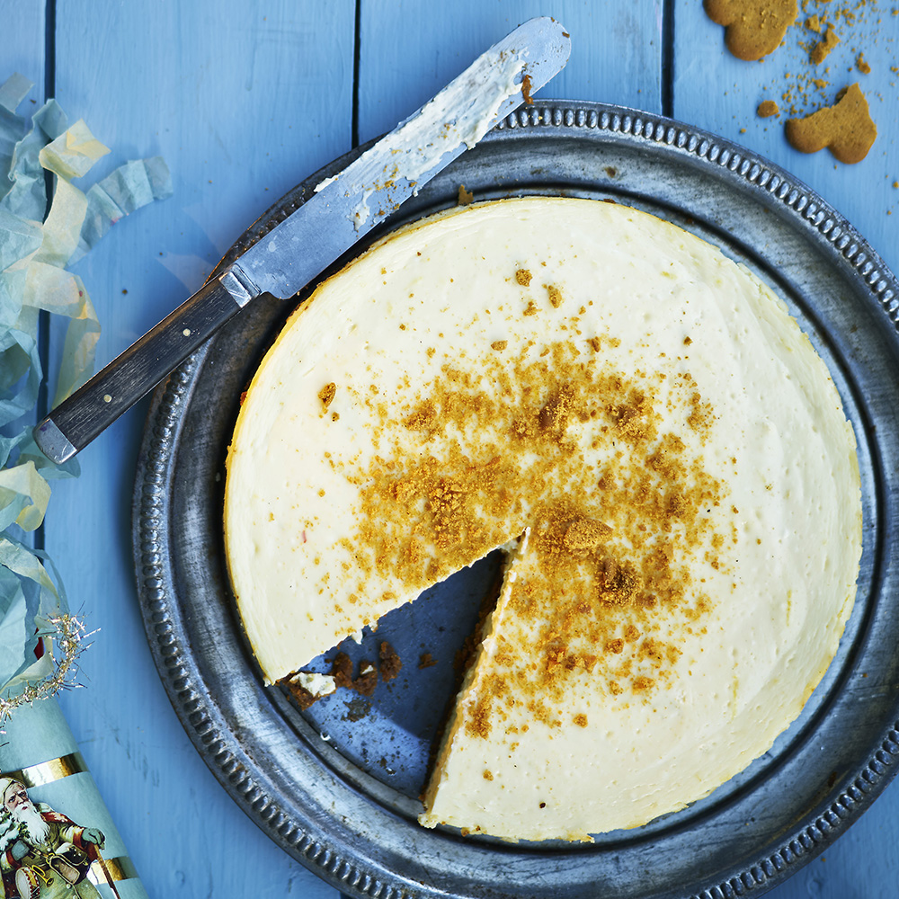 Pepparkakscheesecake med citronsmak