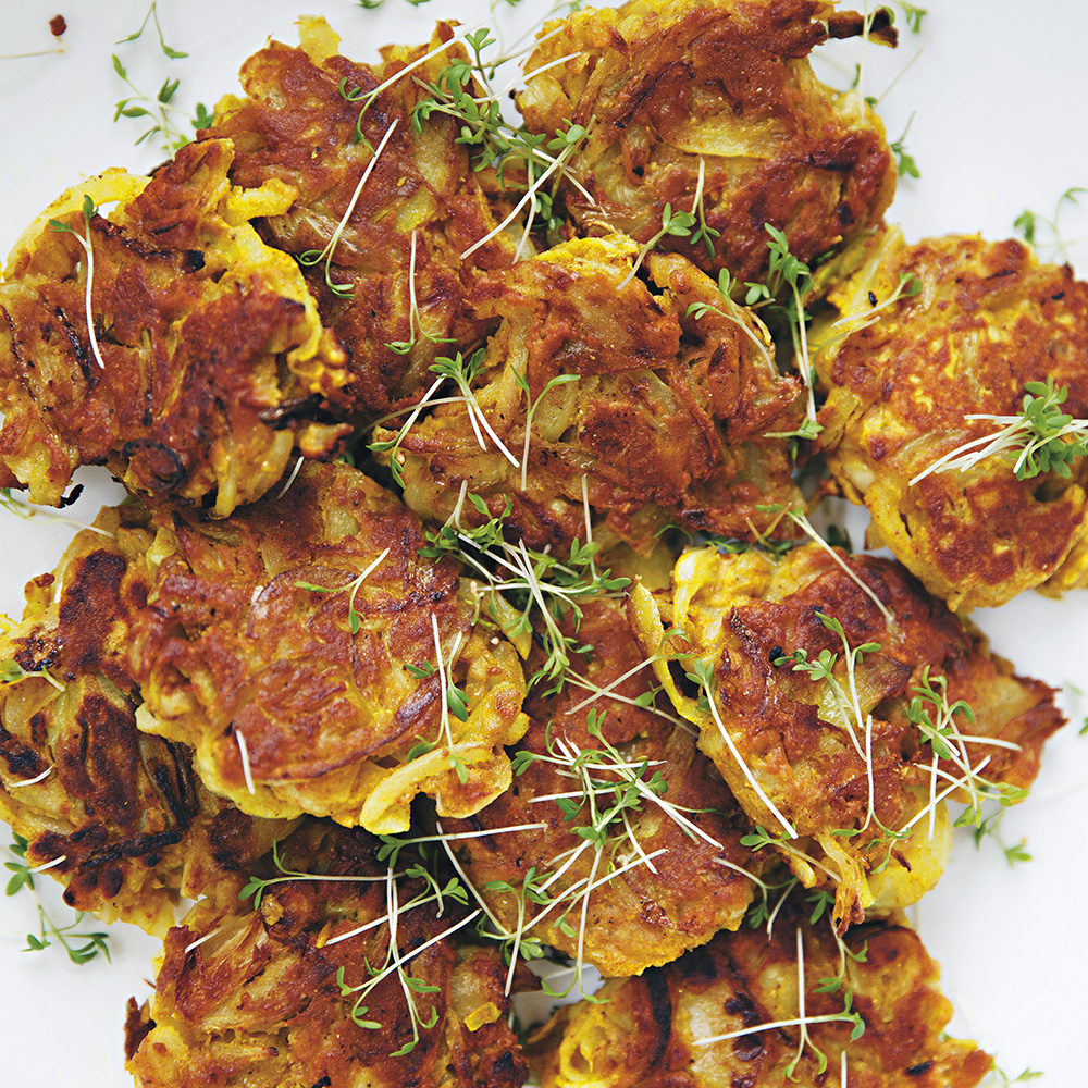 Lökbiffar – Garam masala bhaji