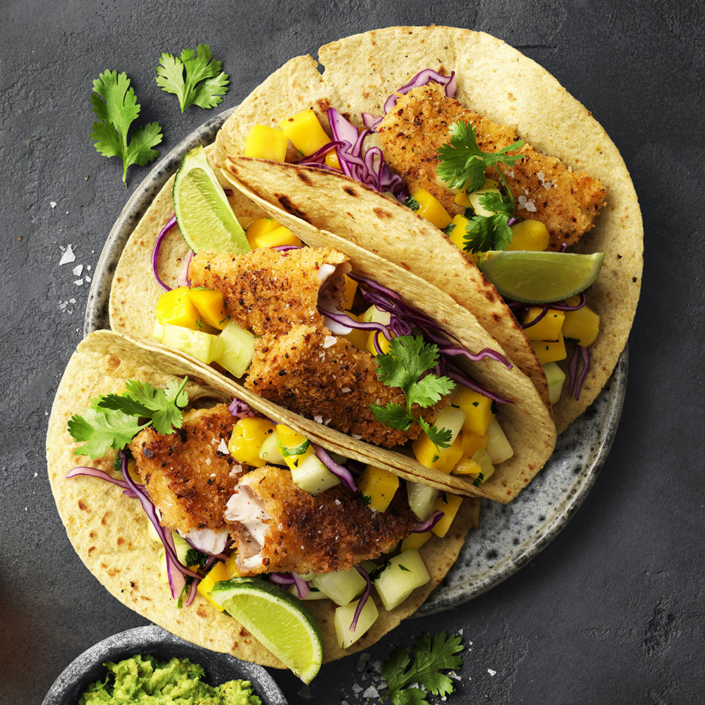 Fisktaco med mangosalsa