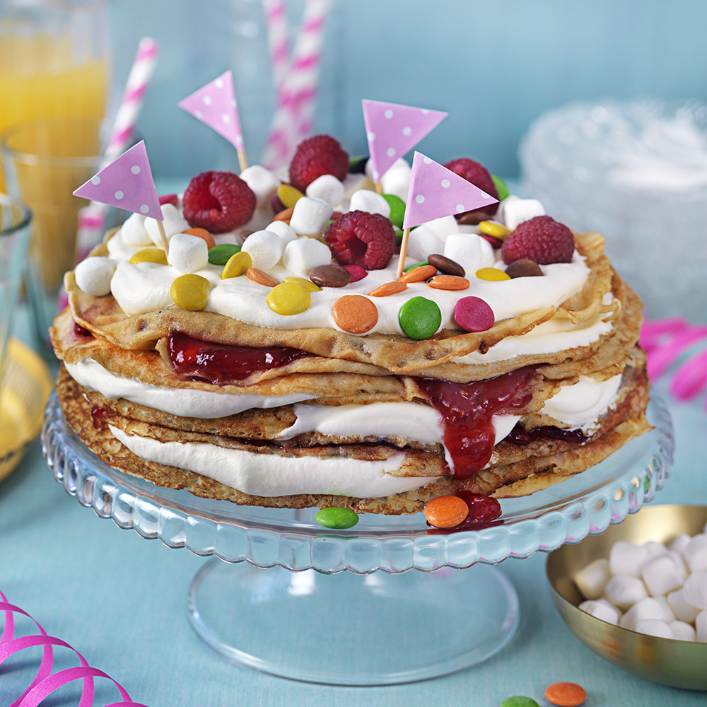 Barnens bästa pannkakstårta