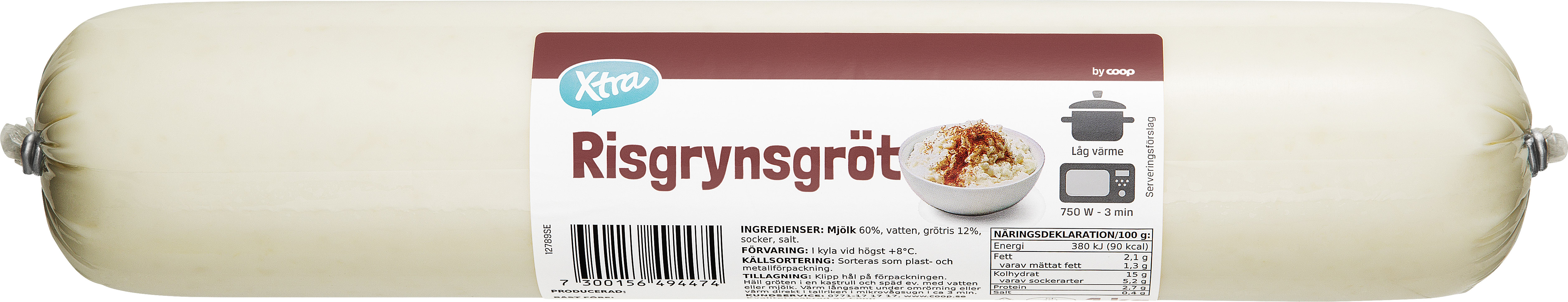 färdig laktosfri risgrynsgröt