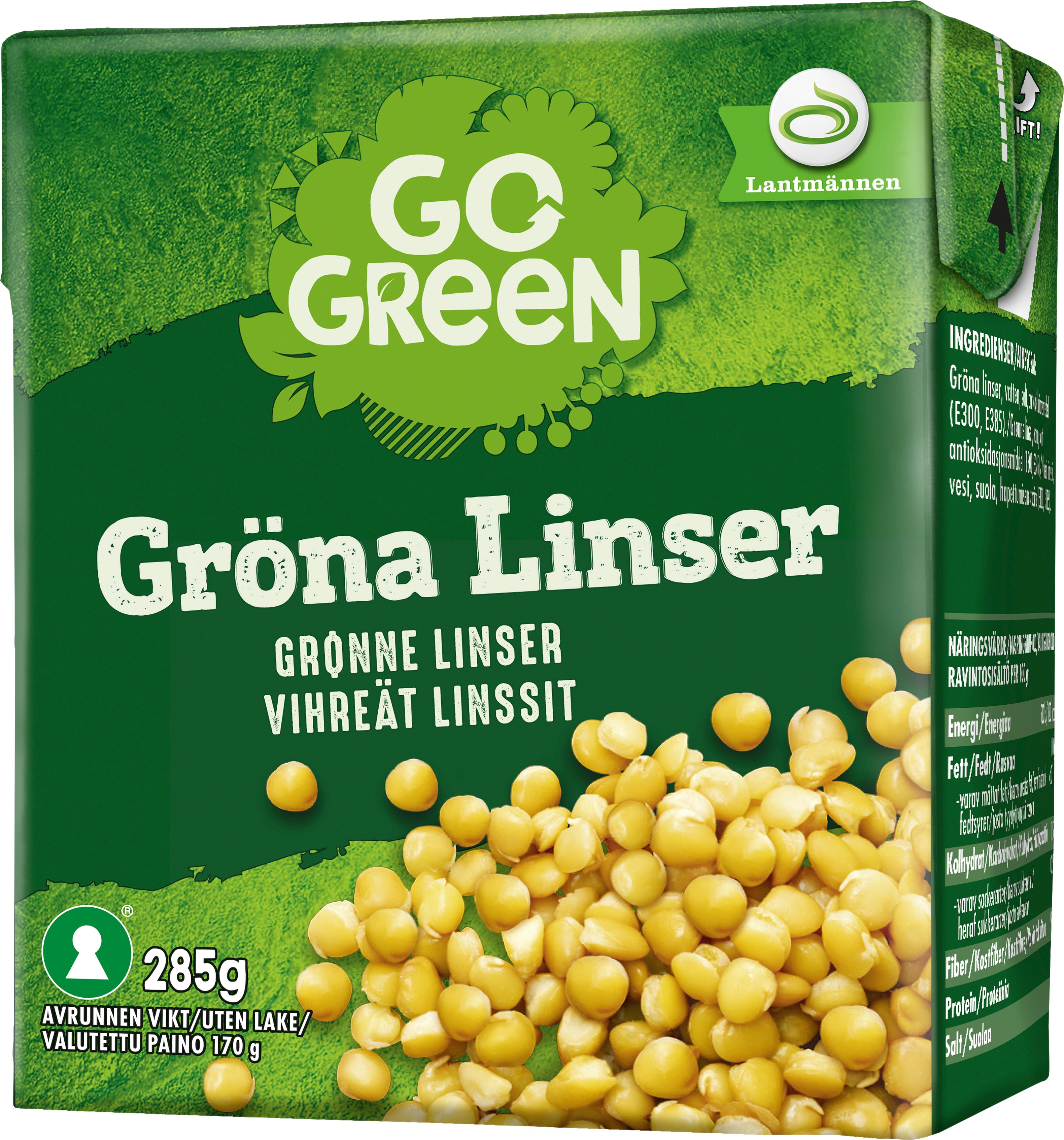 torkade gröna ärtor go green torkade gröna ärtor go green
