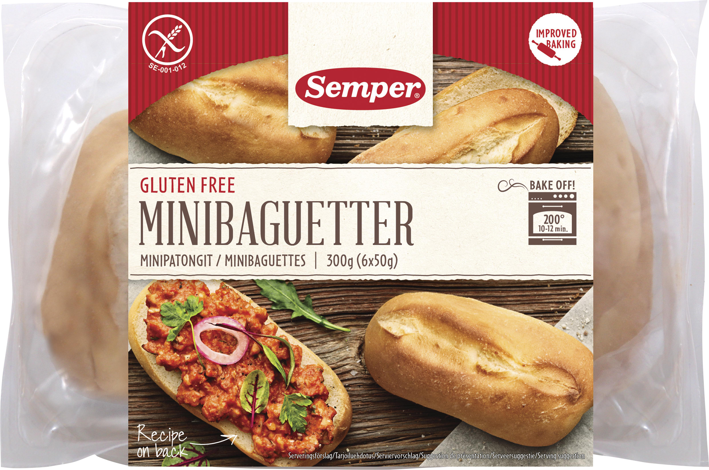 glutenfri baguette semper glutenfri baguette semper