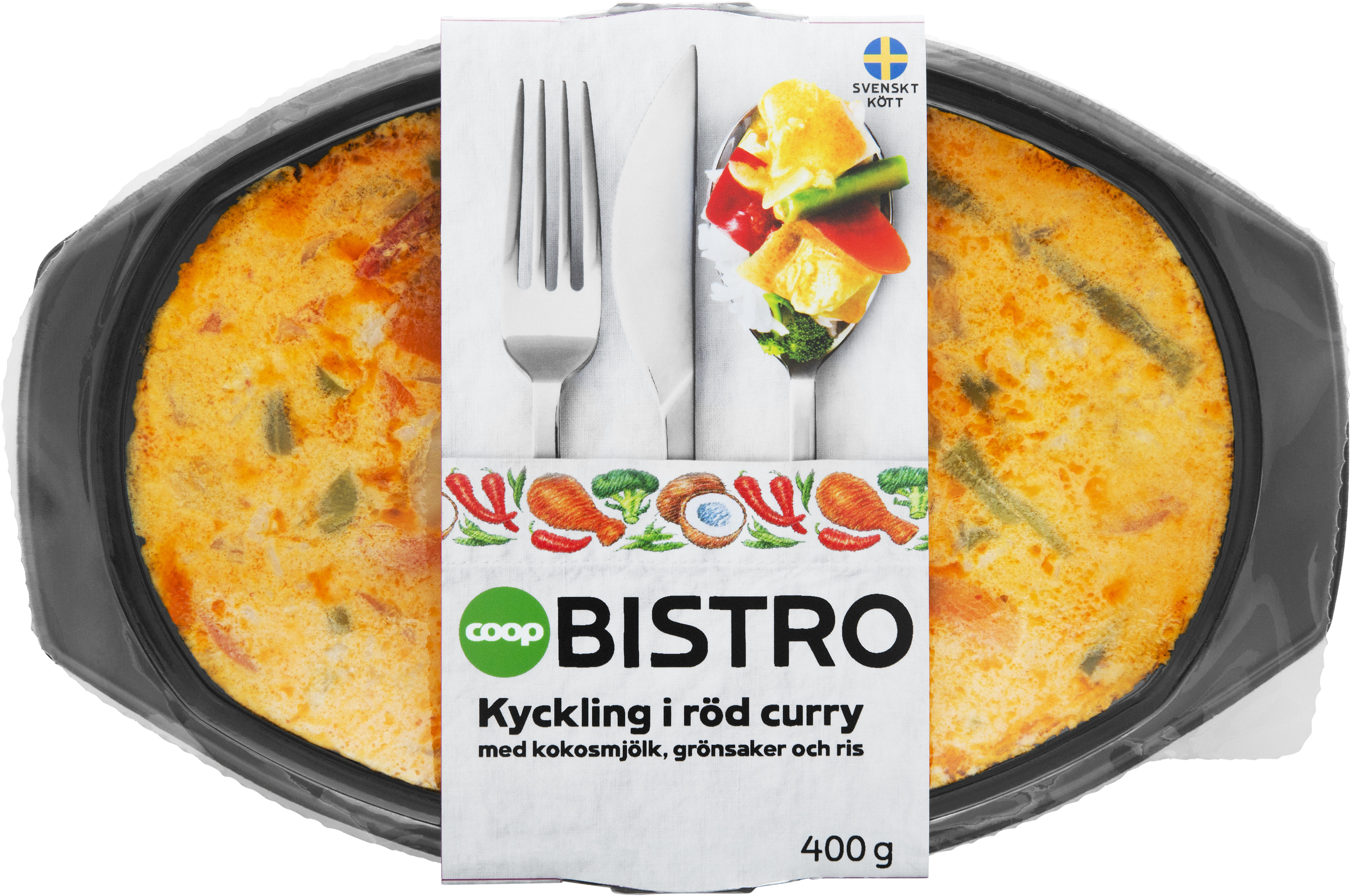 Coop Bistro Kyckling Röd Curry - Coop - Coop