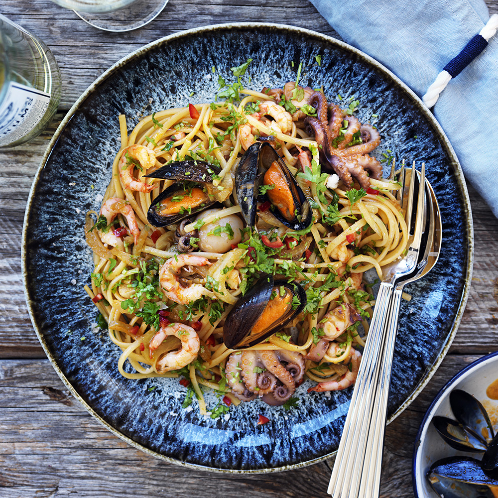Pasta frutti di mare