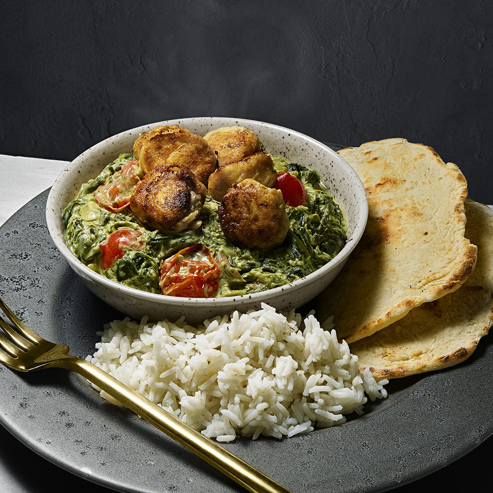 Palak paneer med ricotta