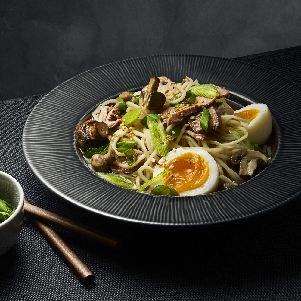 Ramensoppa med fläskkarré