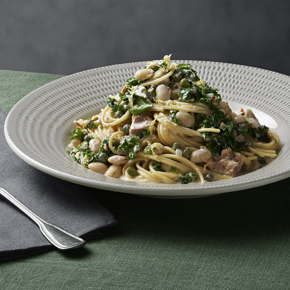 Pasta med tonfisksås