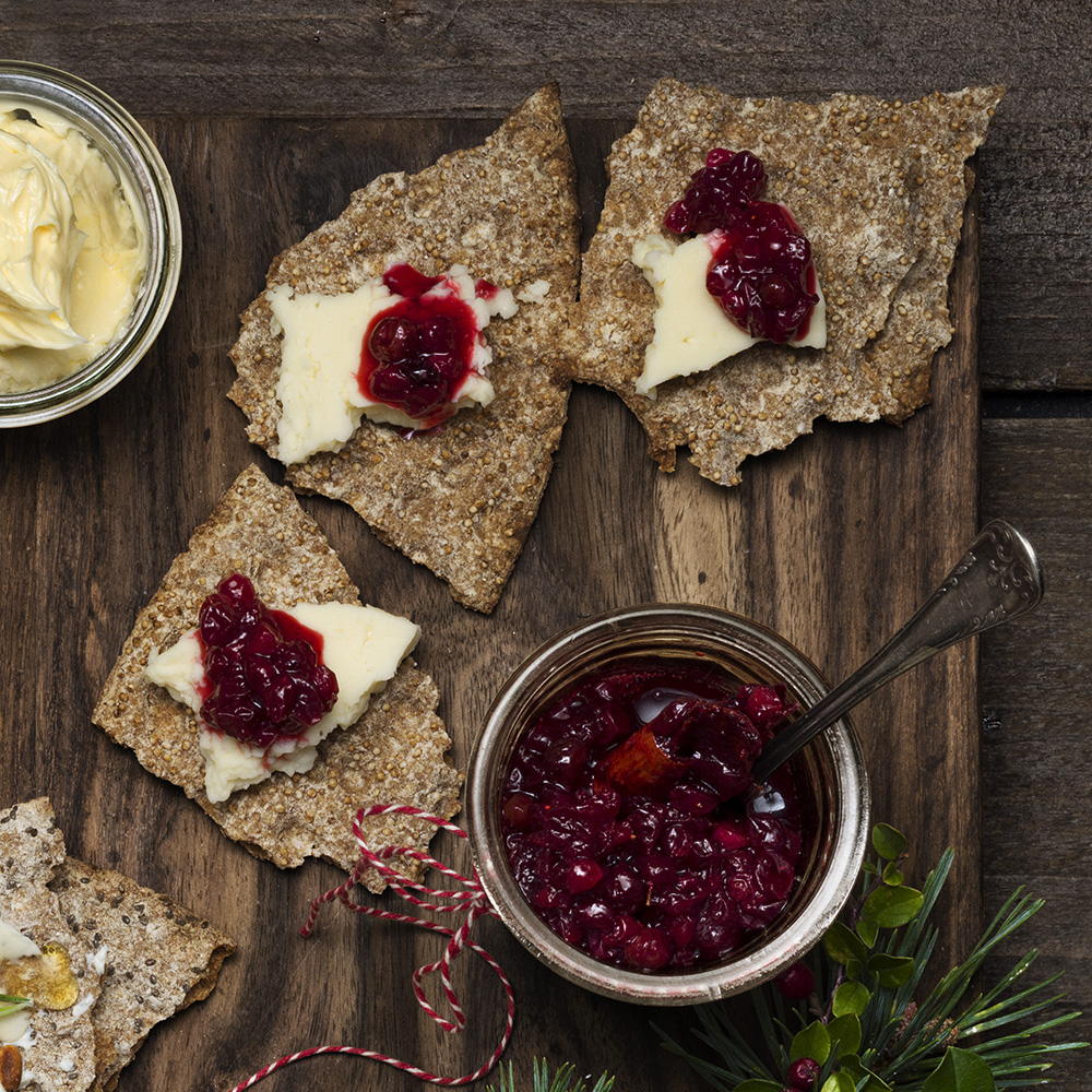 Julost med lingonmarmelad