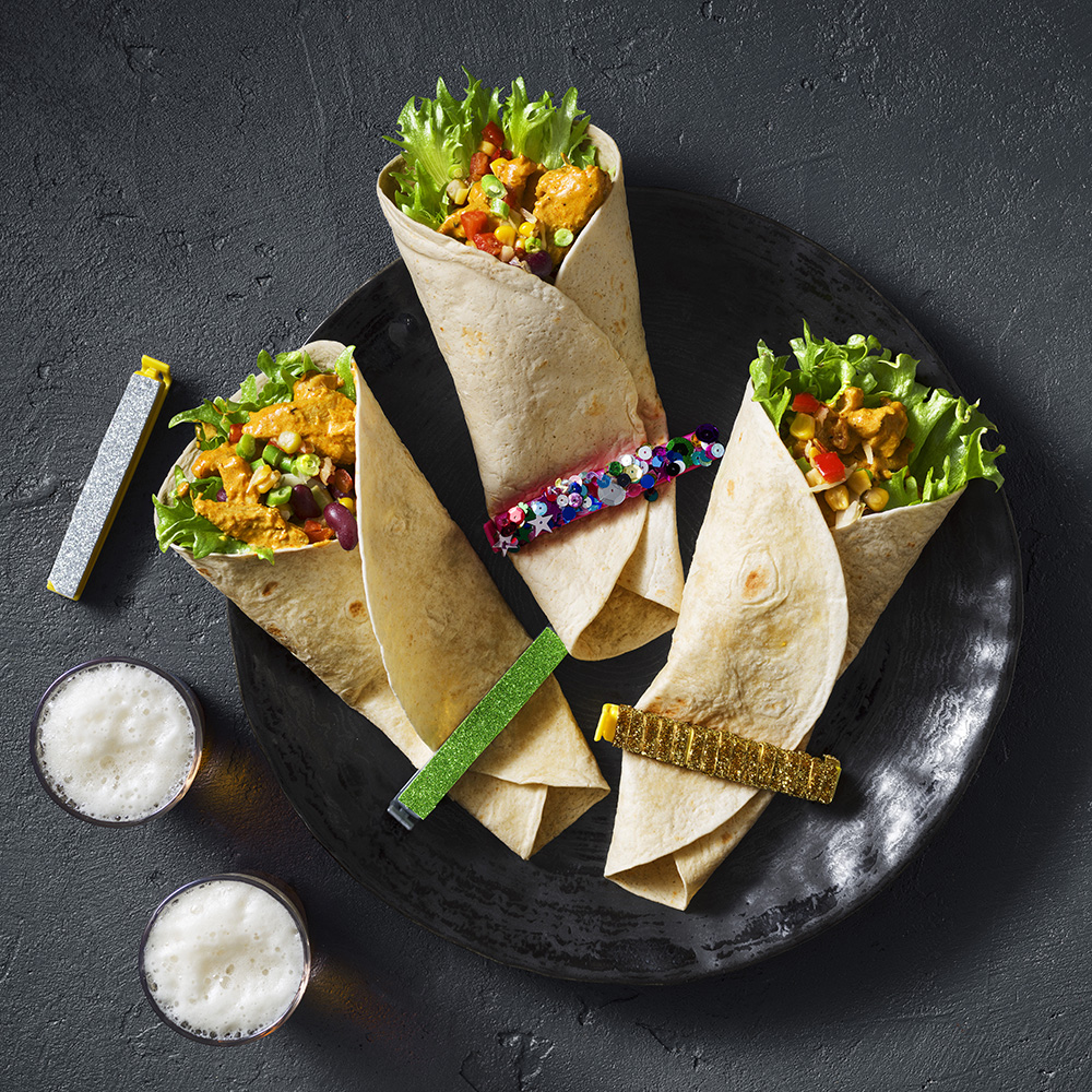 Krämig kycklingfajita