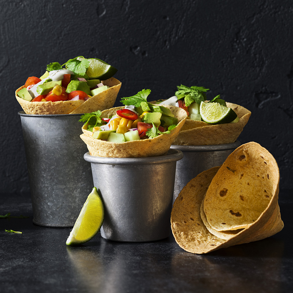 Vegetariska tacostrutar