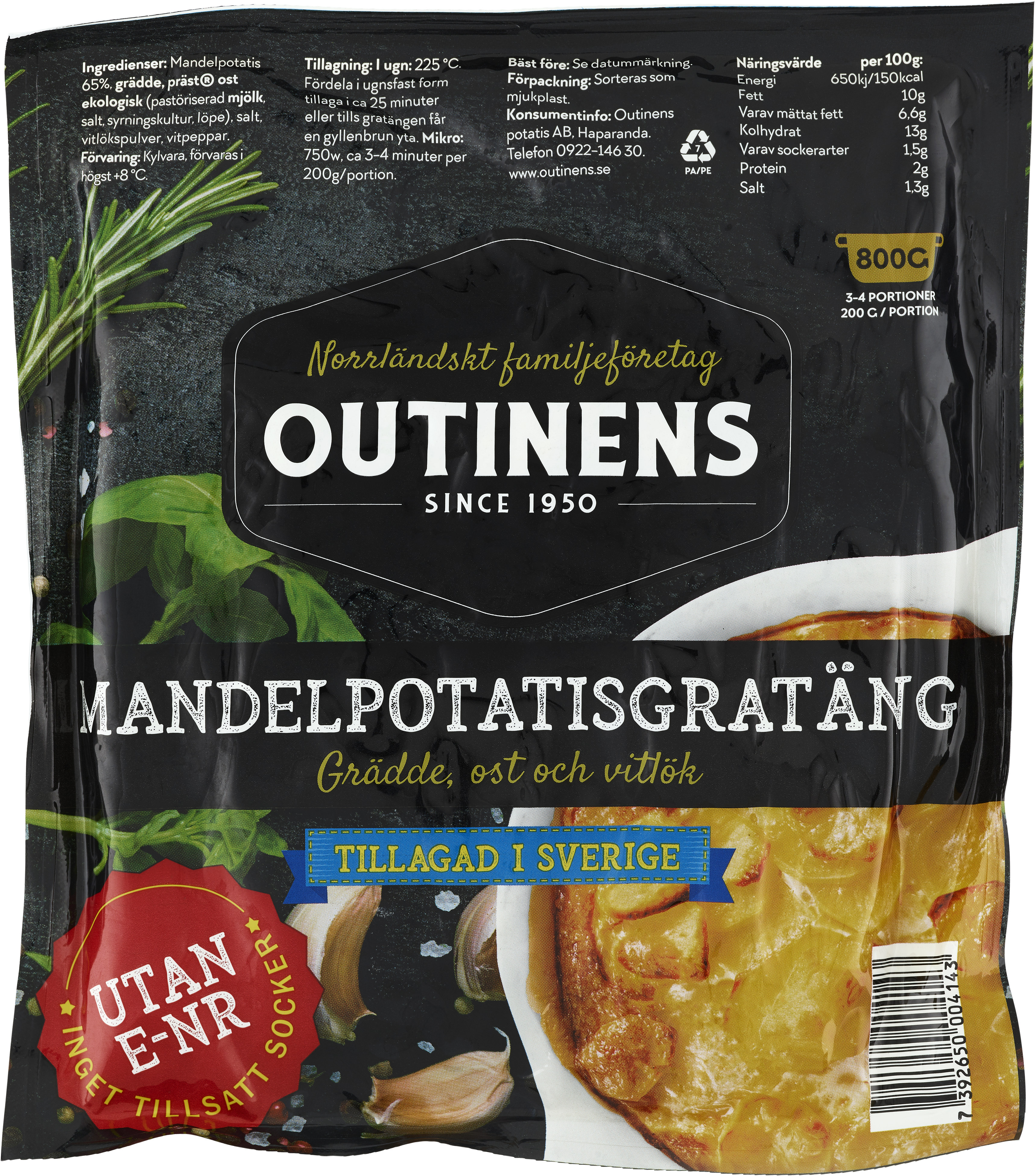 peka potatisgratäng innehåll peka potatisgratäng innehåll
