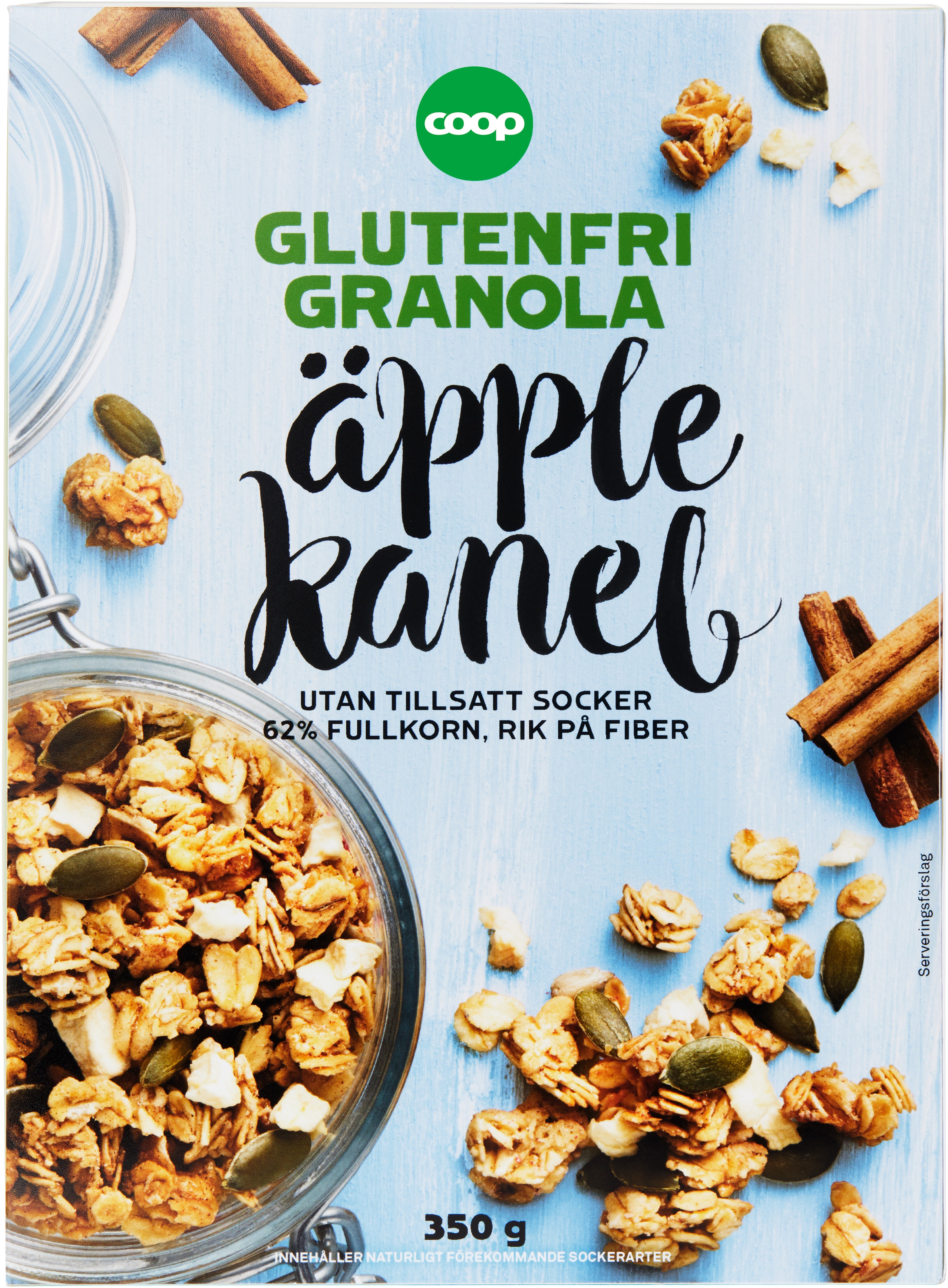 Glutenfri Granola Äpple & kanel - Coop - Coop