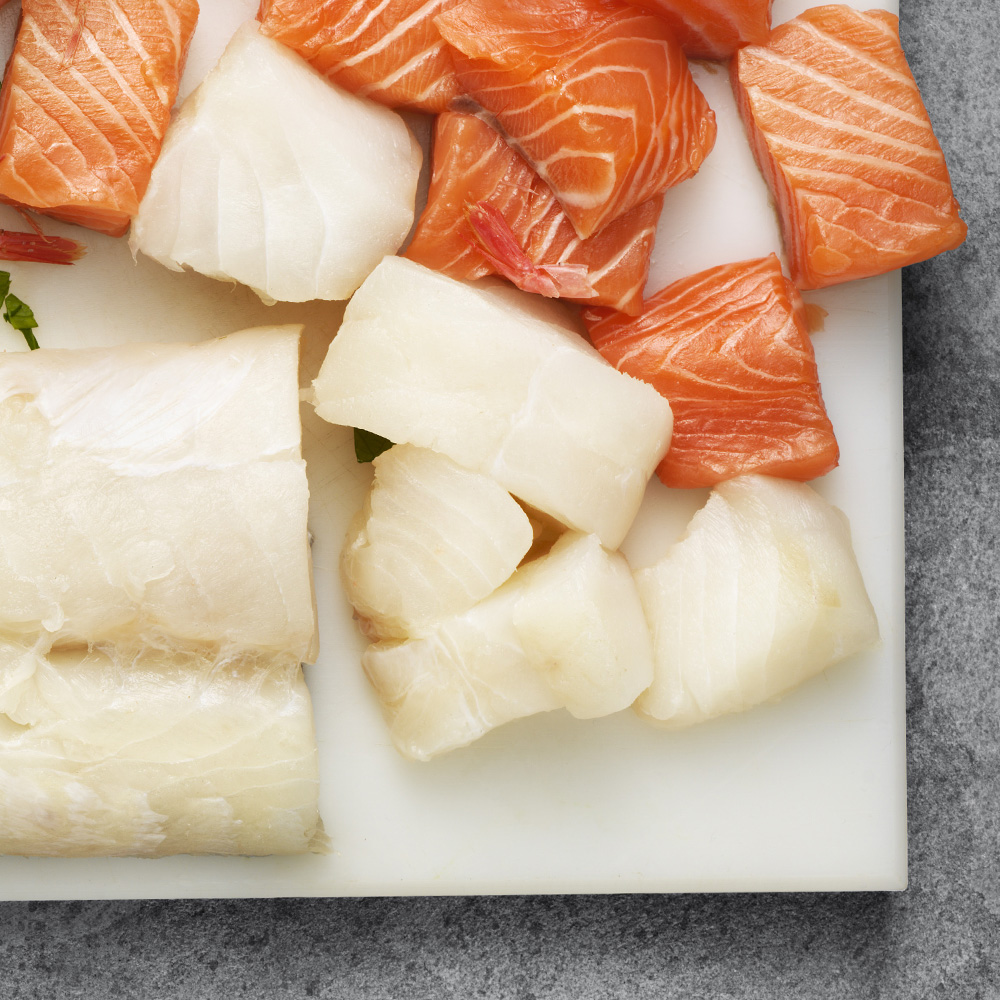 Kokning av färsk eller djupfryst fisk