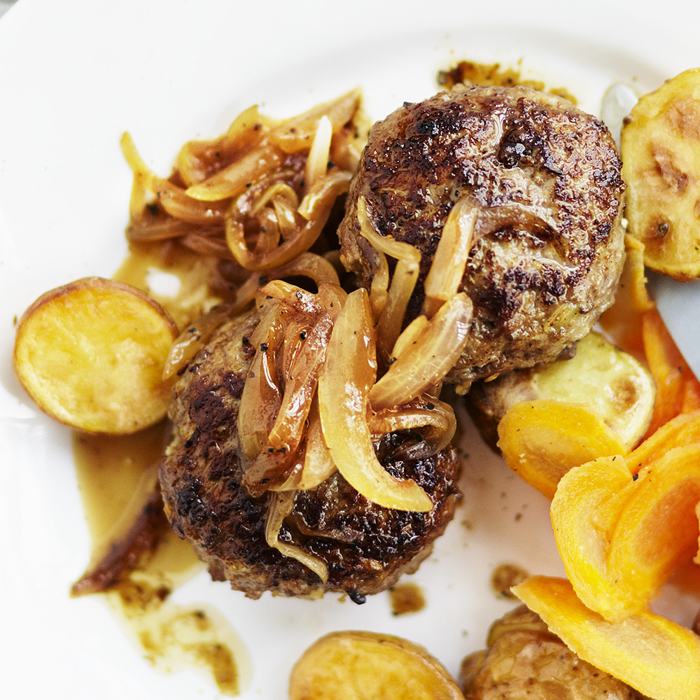 Pannbiff med lök