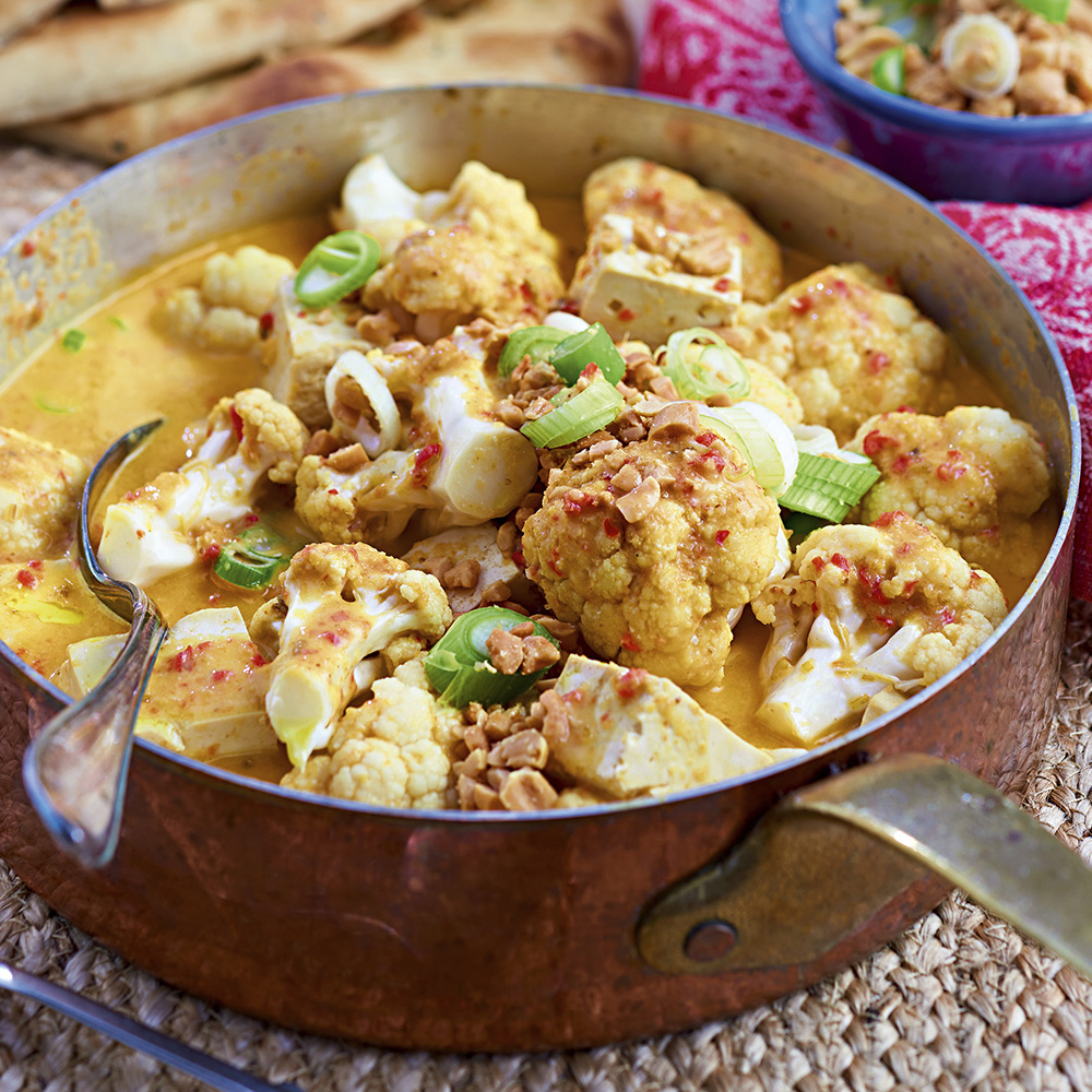 Curry med blomkål och tofu