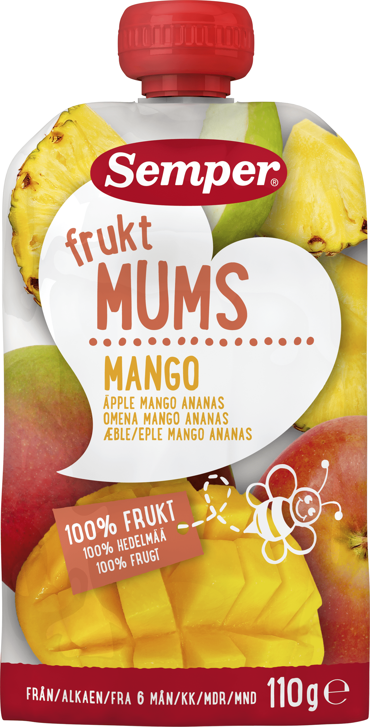 Fruktmums Mango 6 Mån