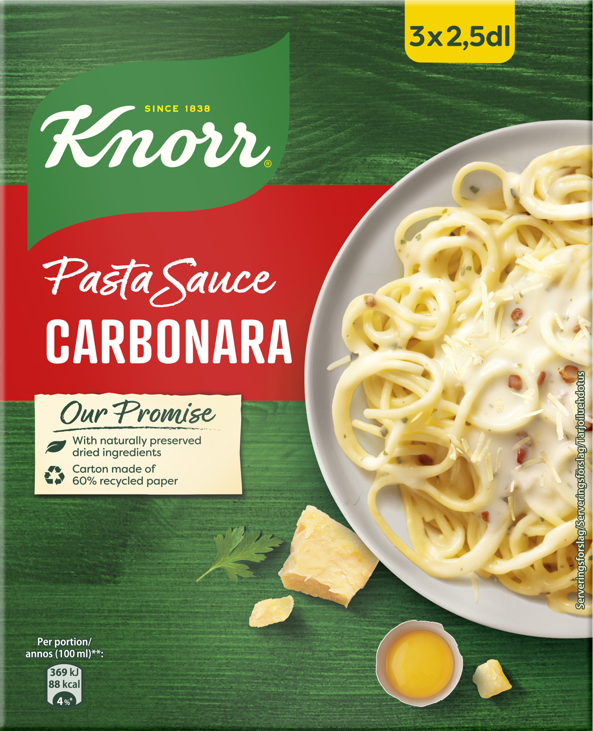 Pastasås Carbonara - Knorr - Coop