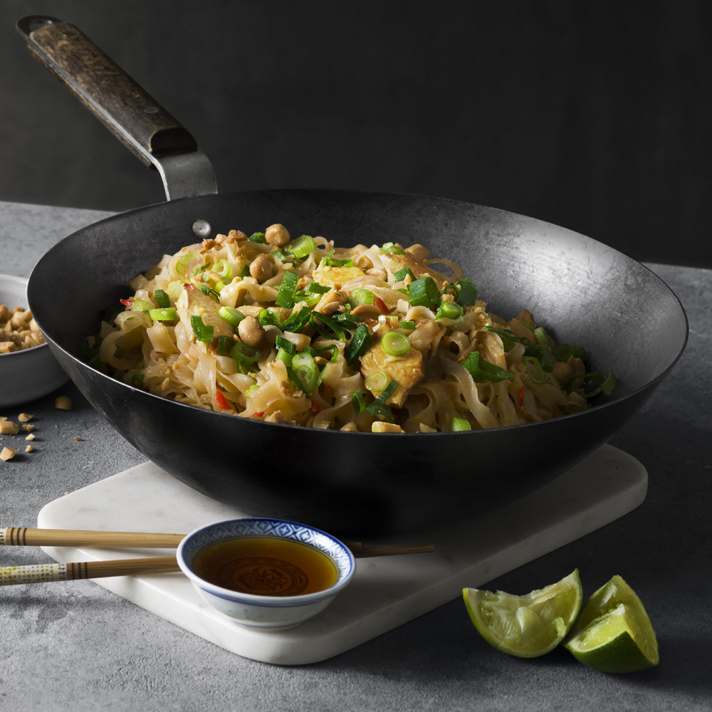 Pad thai med kyckling