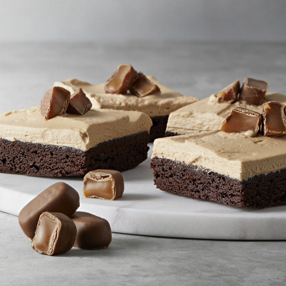 Kladdkaka med topping
