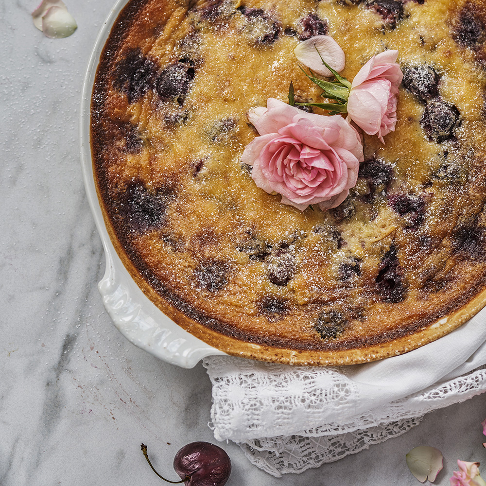 Clafoutis med körsbär