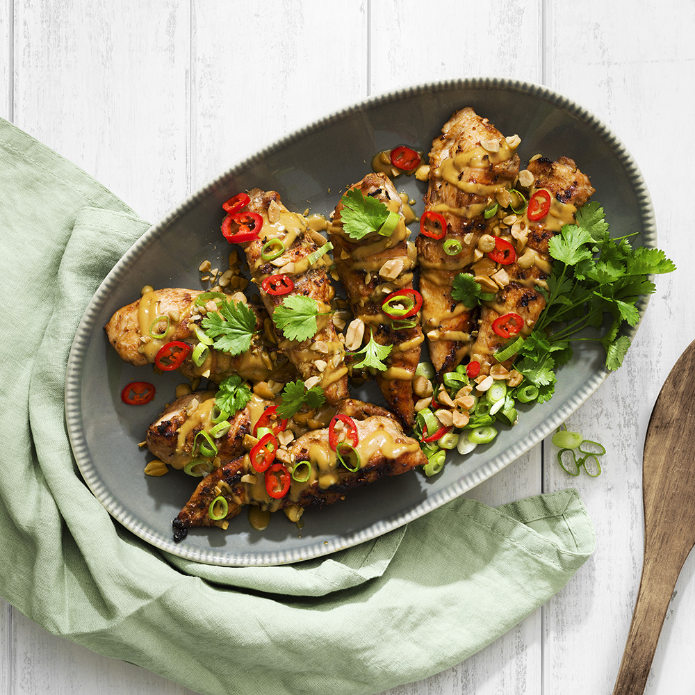 Grillad kyckling i citrongräsmarinad
