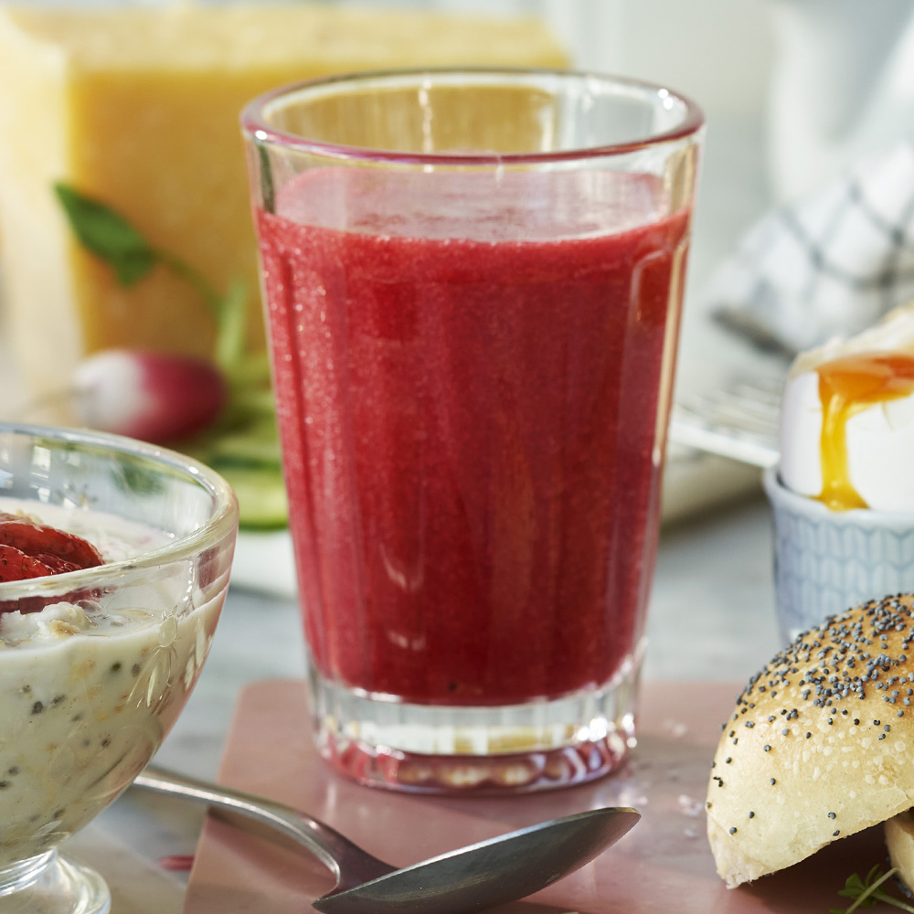 Jordgubbs- och rödbetssmoothie