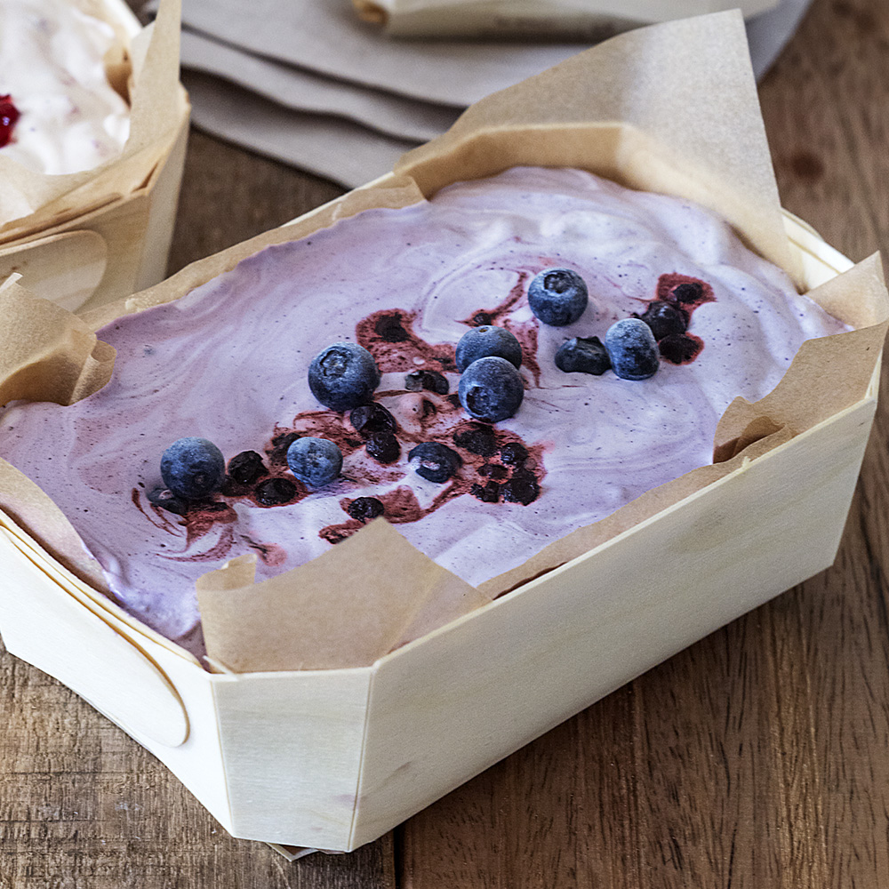 Parfait med blåbär