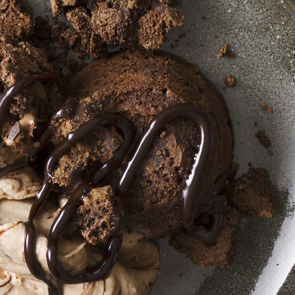 Enkel chokladfondant