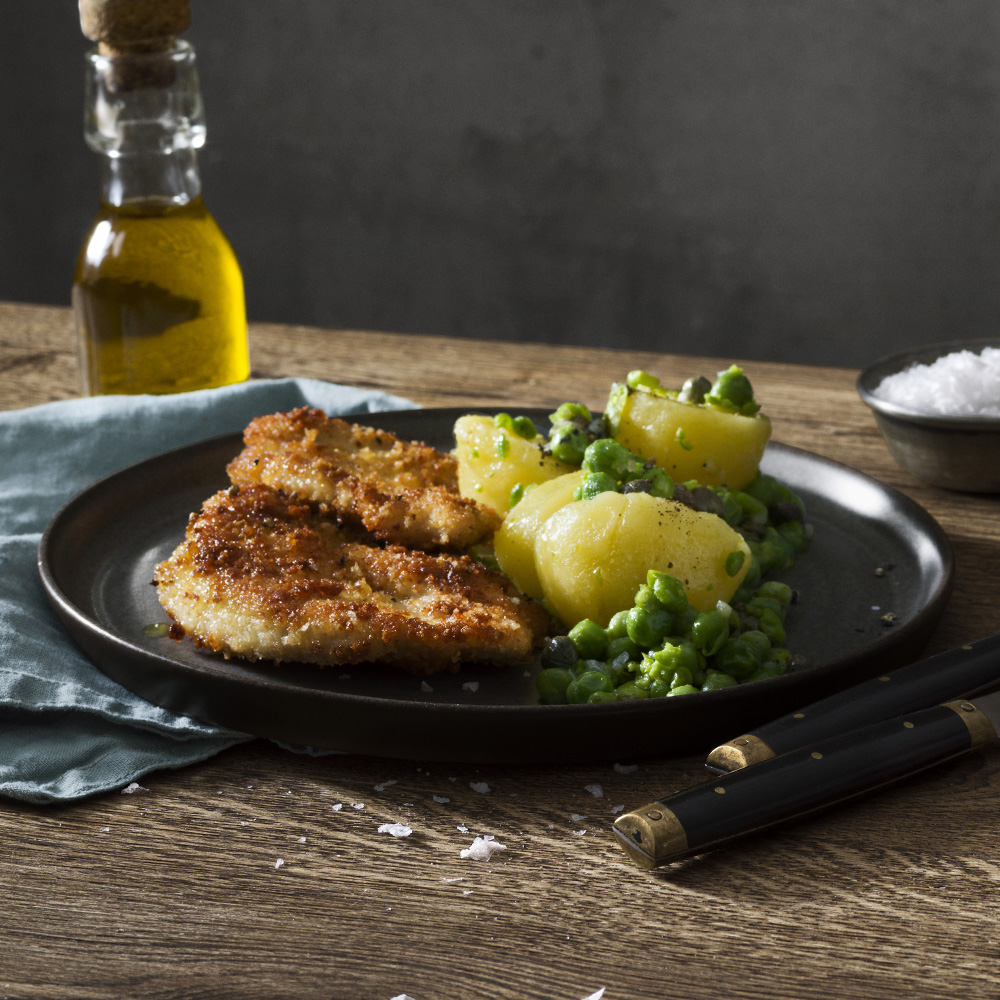 Kycklingschnitzel med panko