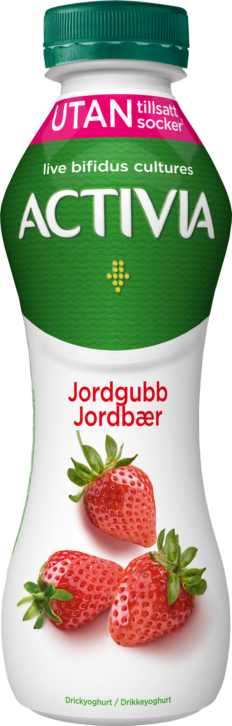 Drickyoghurt Jordgubb Activia Coop