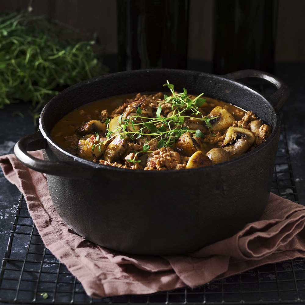 Kyckling coq au vin
