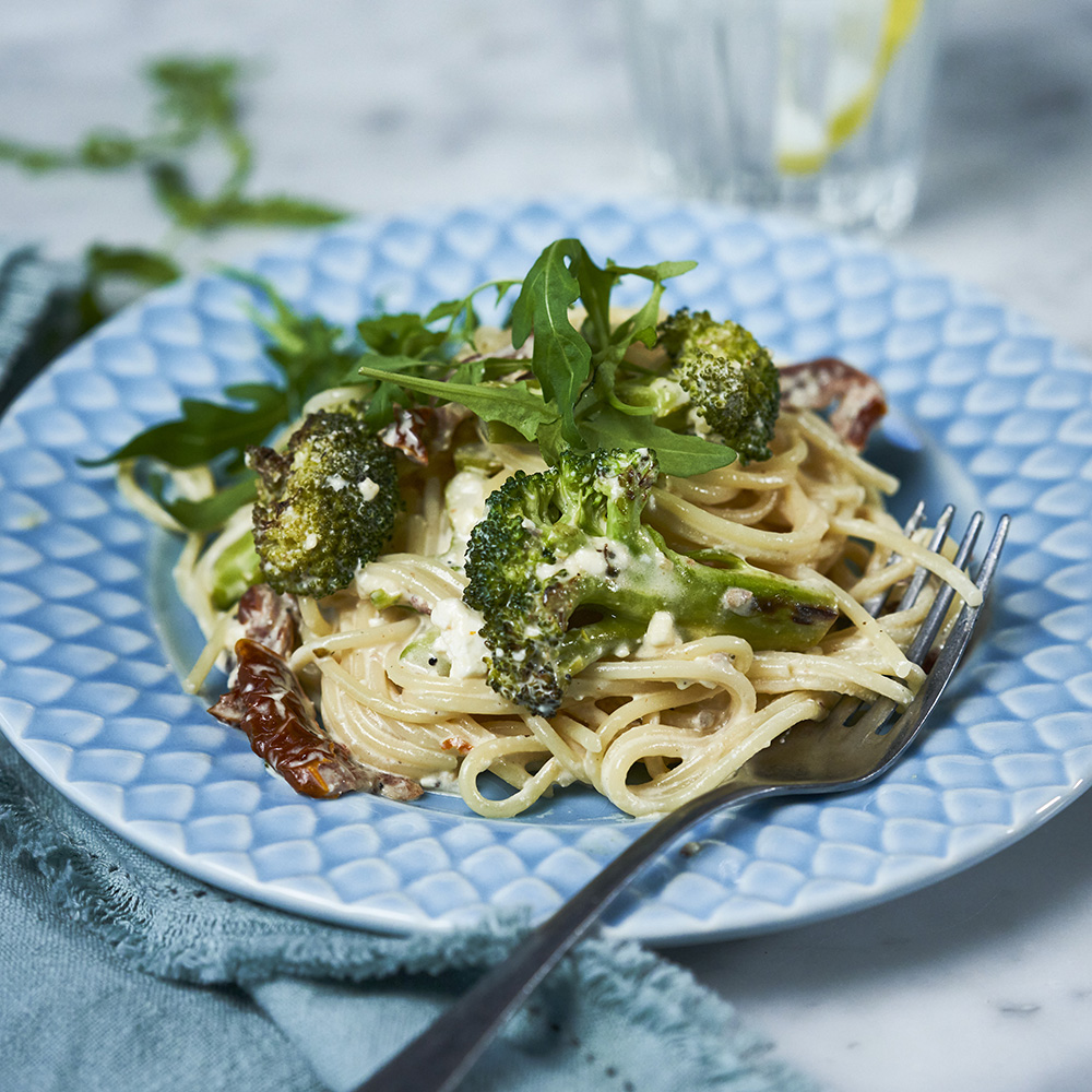 Pasta med broccoli
