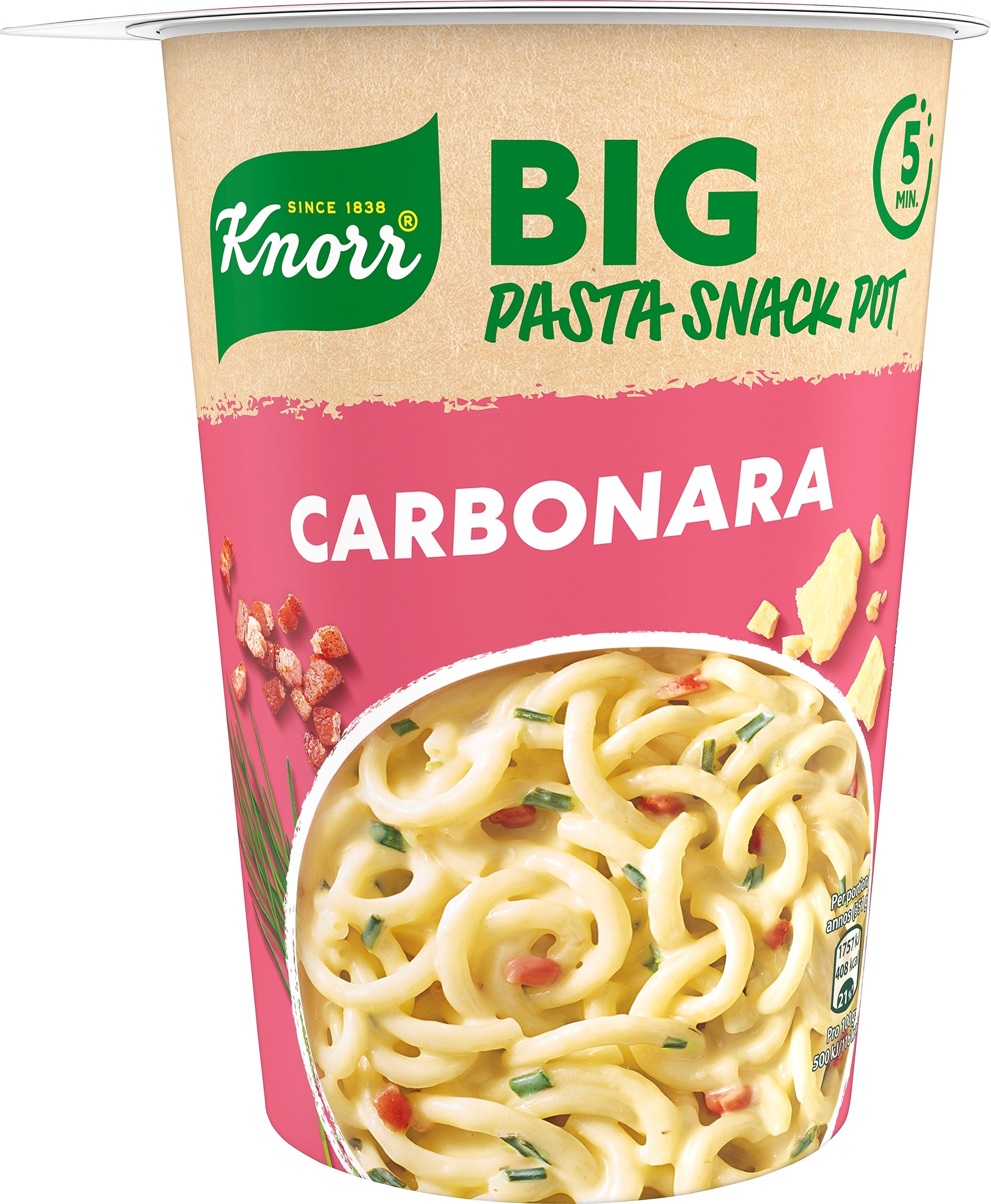 Big Pasta Snack Pot Carbonara - Knorr - Coop