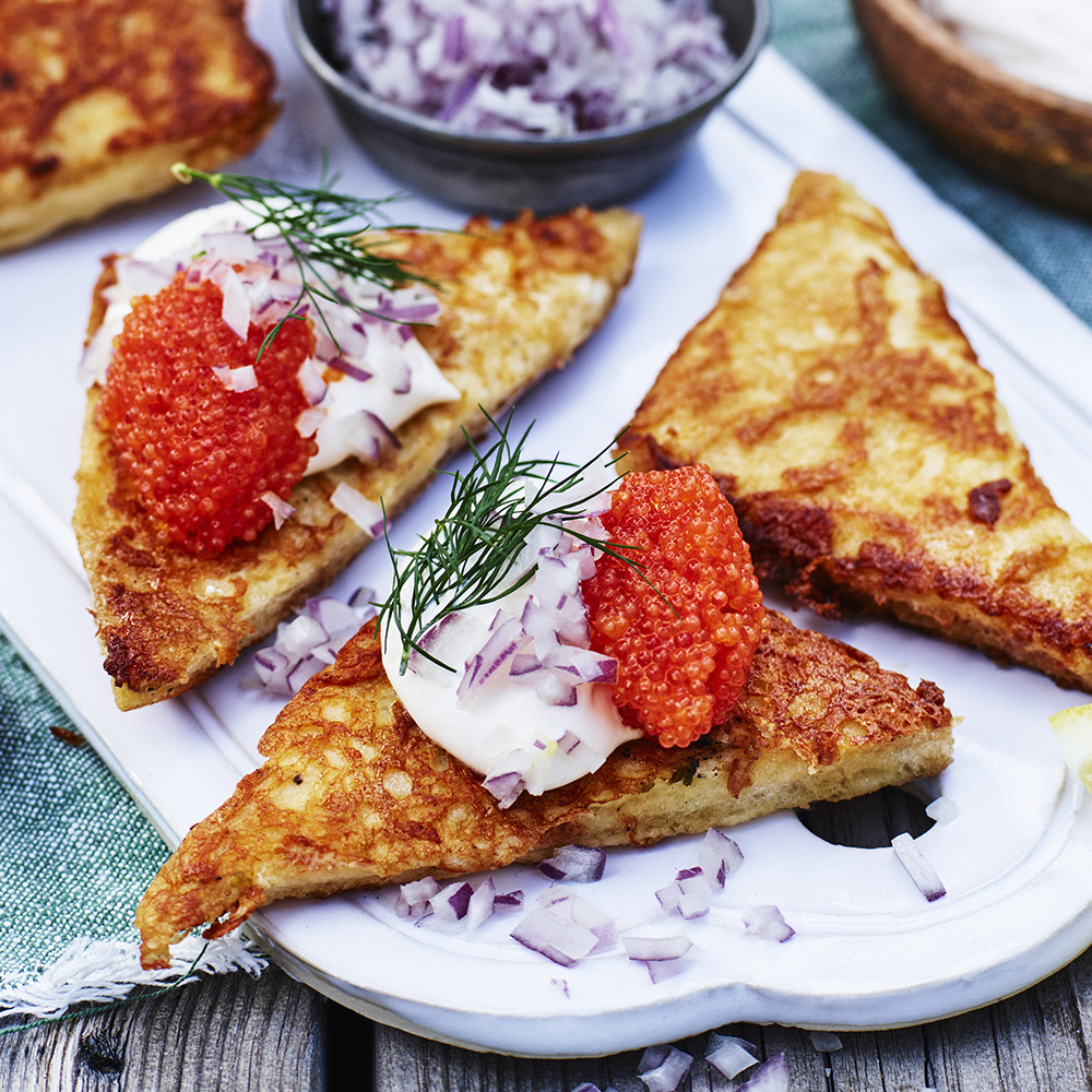 Fattiga riddare med Västerbottensost