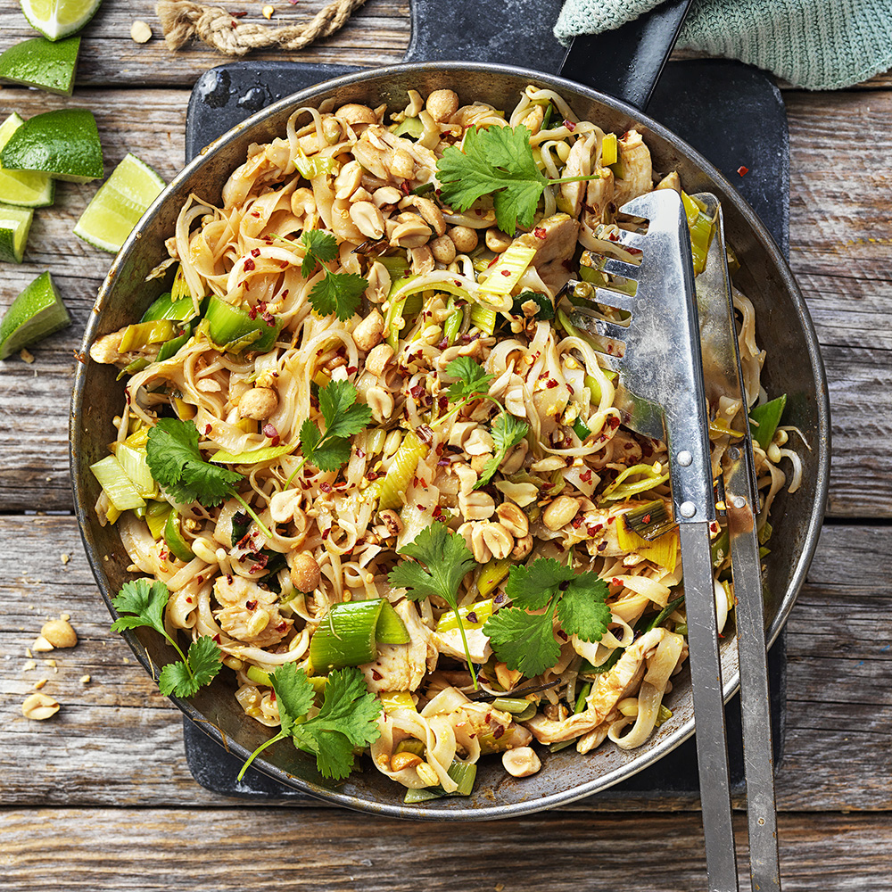 Pad thai på grillen