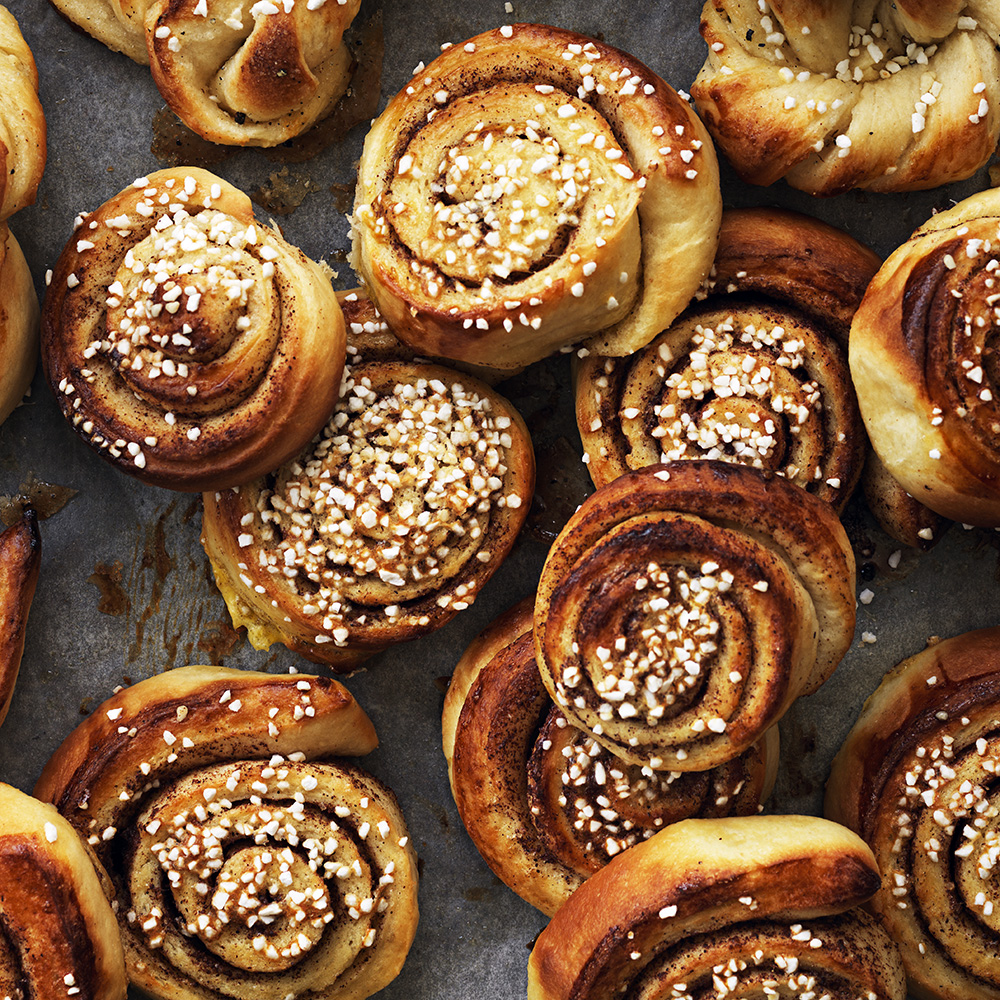 Kanelbullar med torrjäst