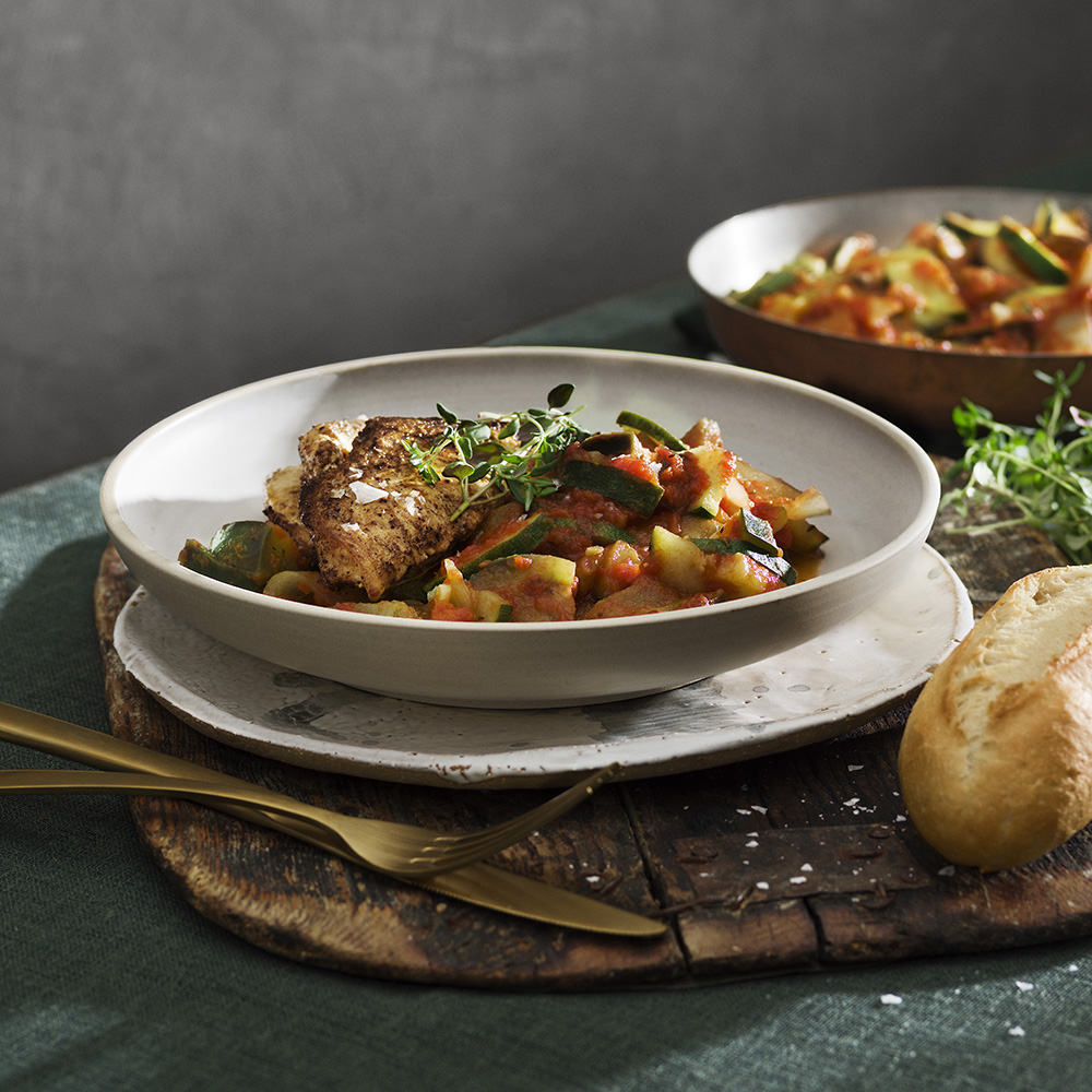 Ratatouille med kyckling