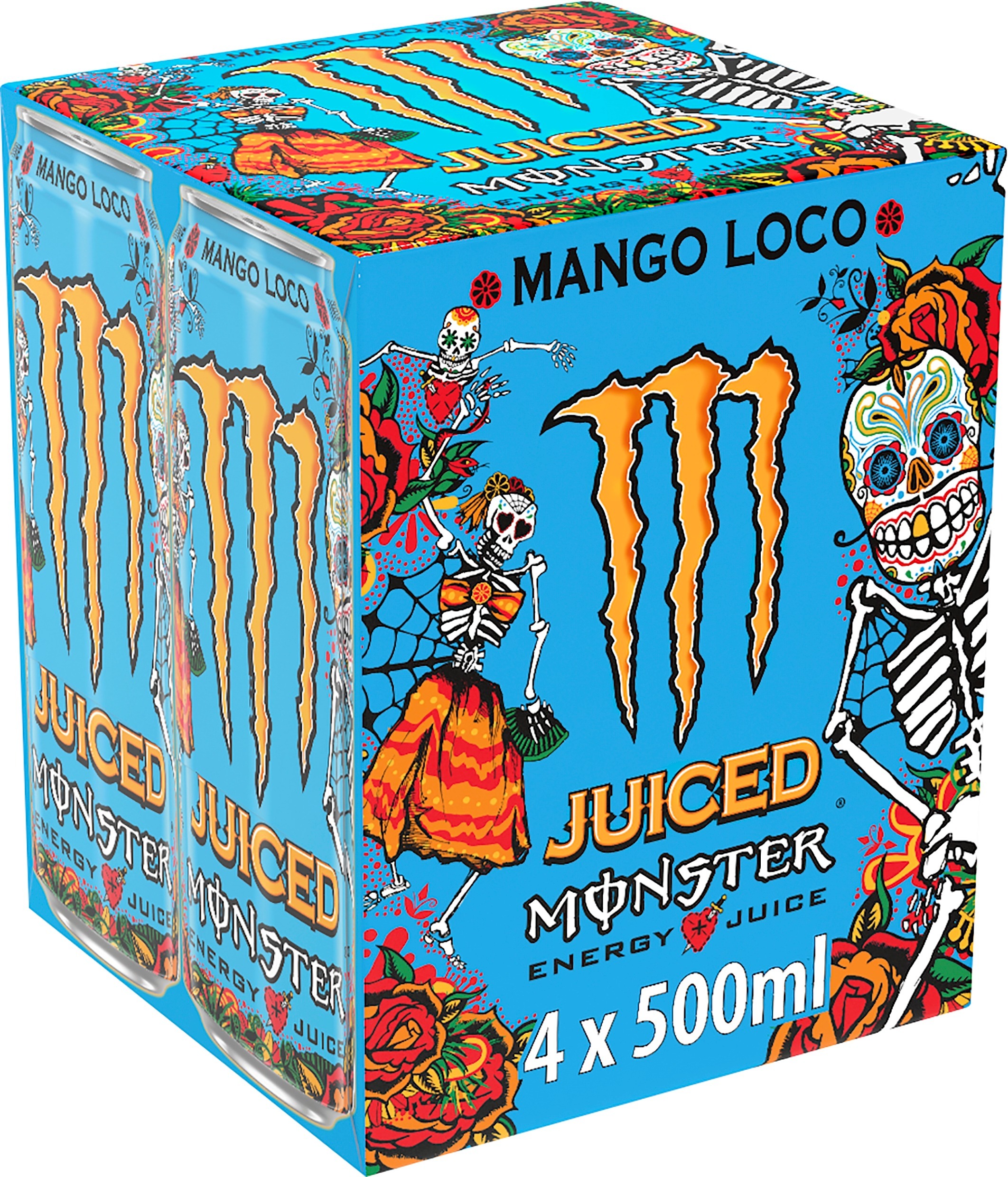 Energidryck Monster Mango Loco 4-pack