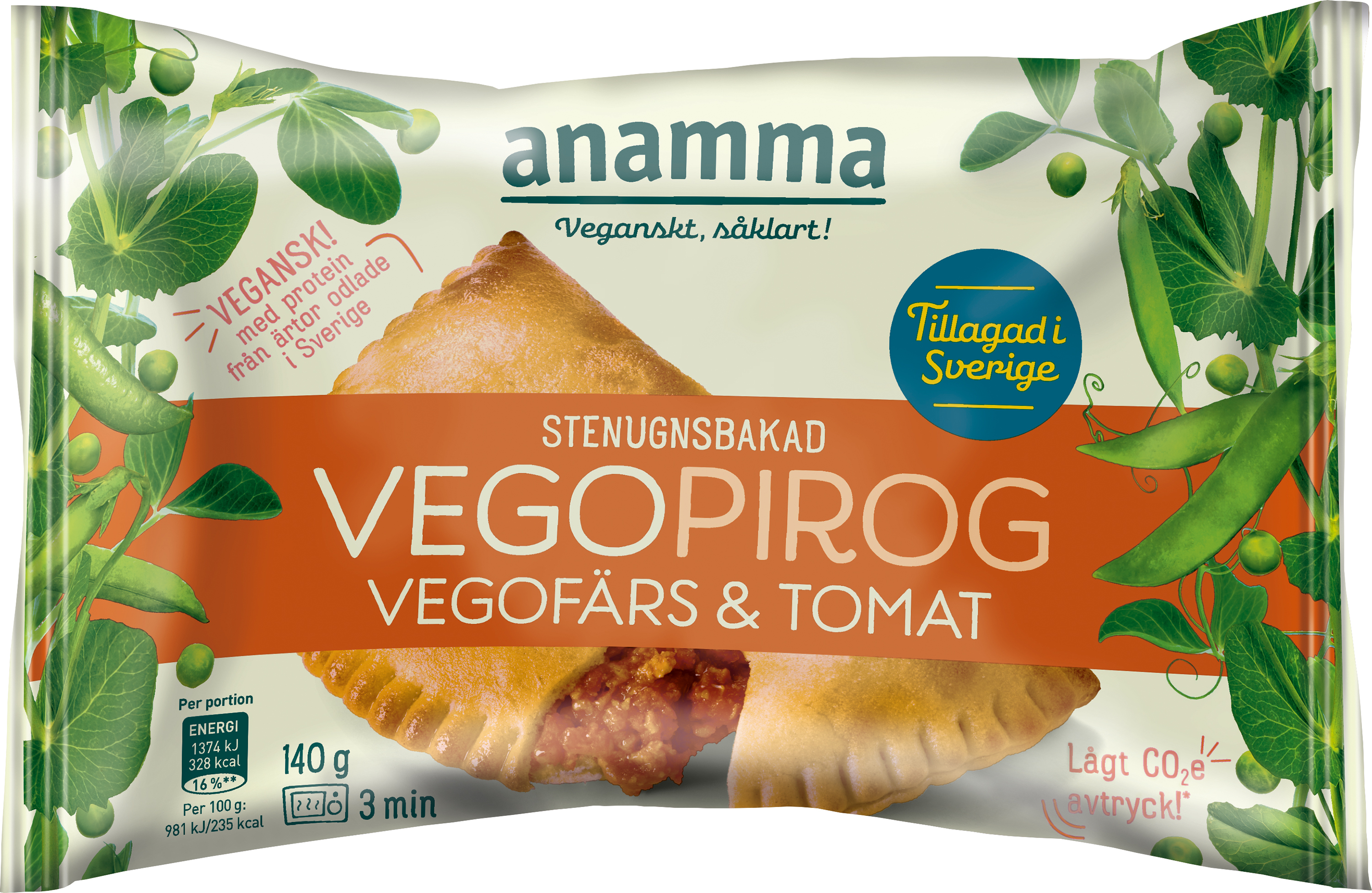 Pirog Vegofärs & tomat